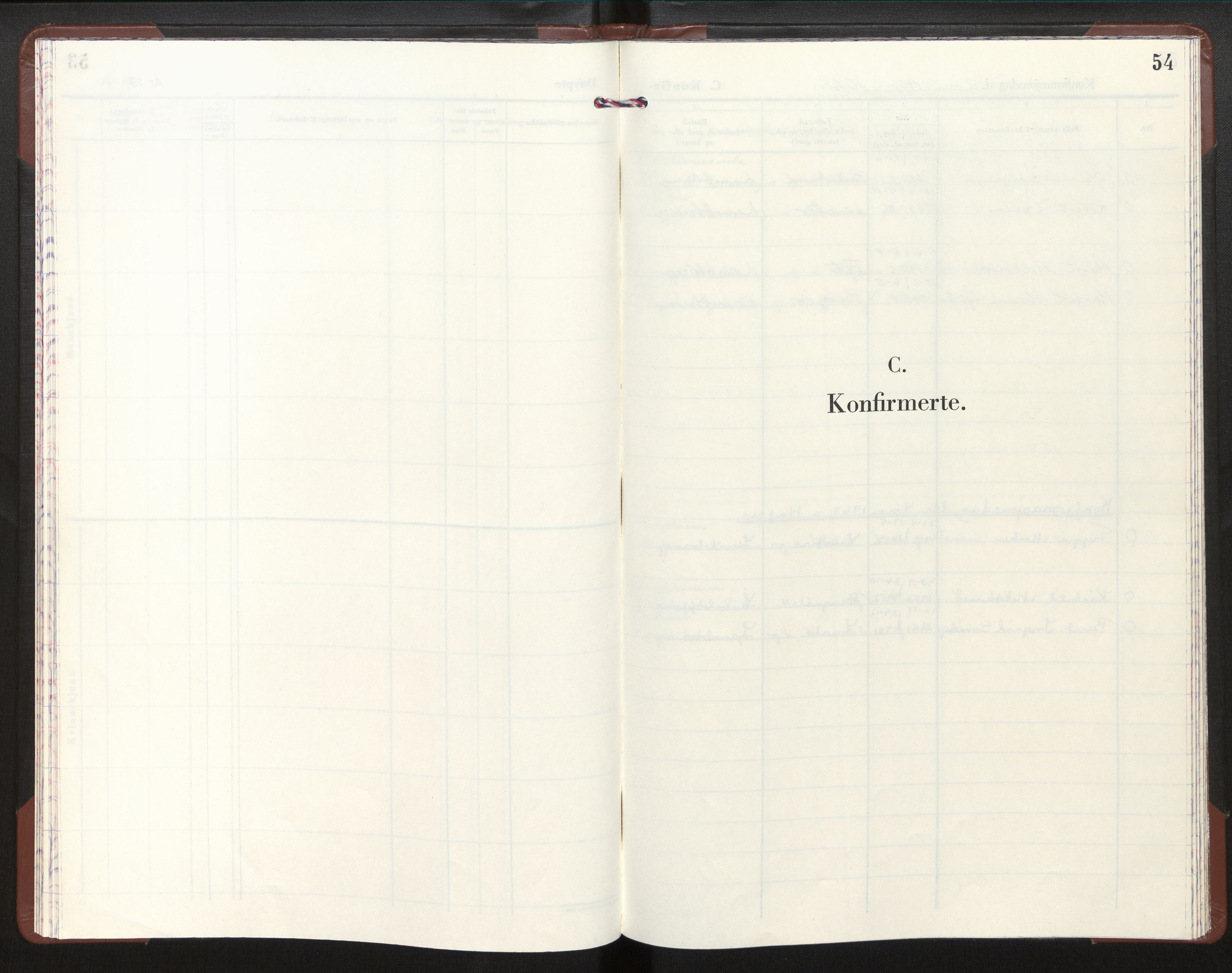 Jostedal sokneprestembete, AV/SAB-A-80601/H/Haa/Haac/L0001: Parish register (official) no. C 1, 1966-1994, p. 54