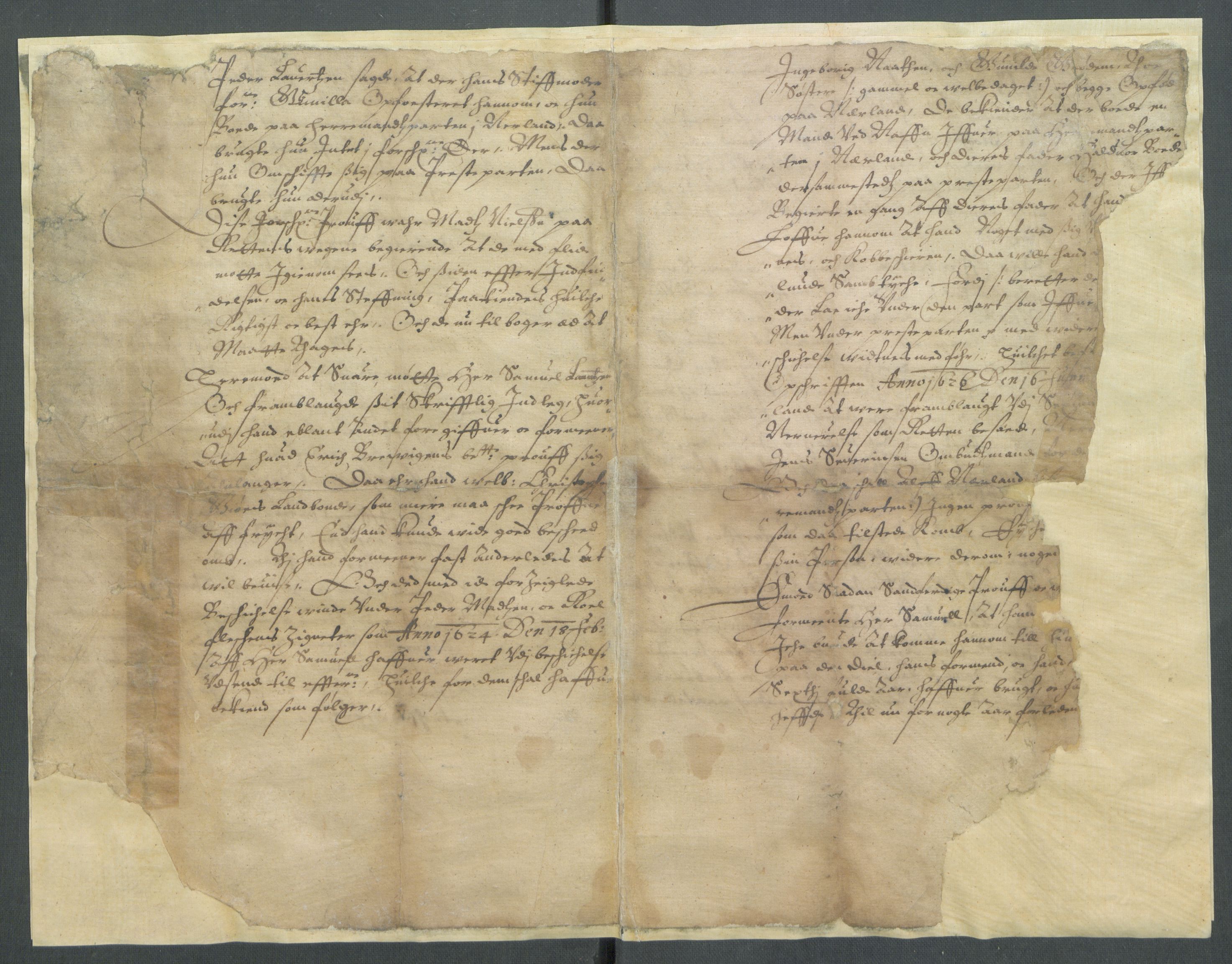 Riksarkivets diplomsamling, AV/RA-EA-5965/F02/L0146: Dokumenter, 1634, p. 25