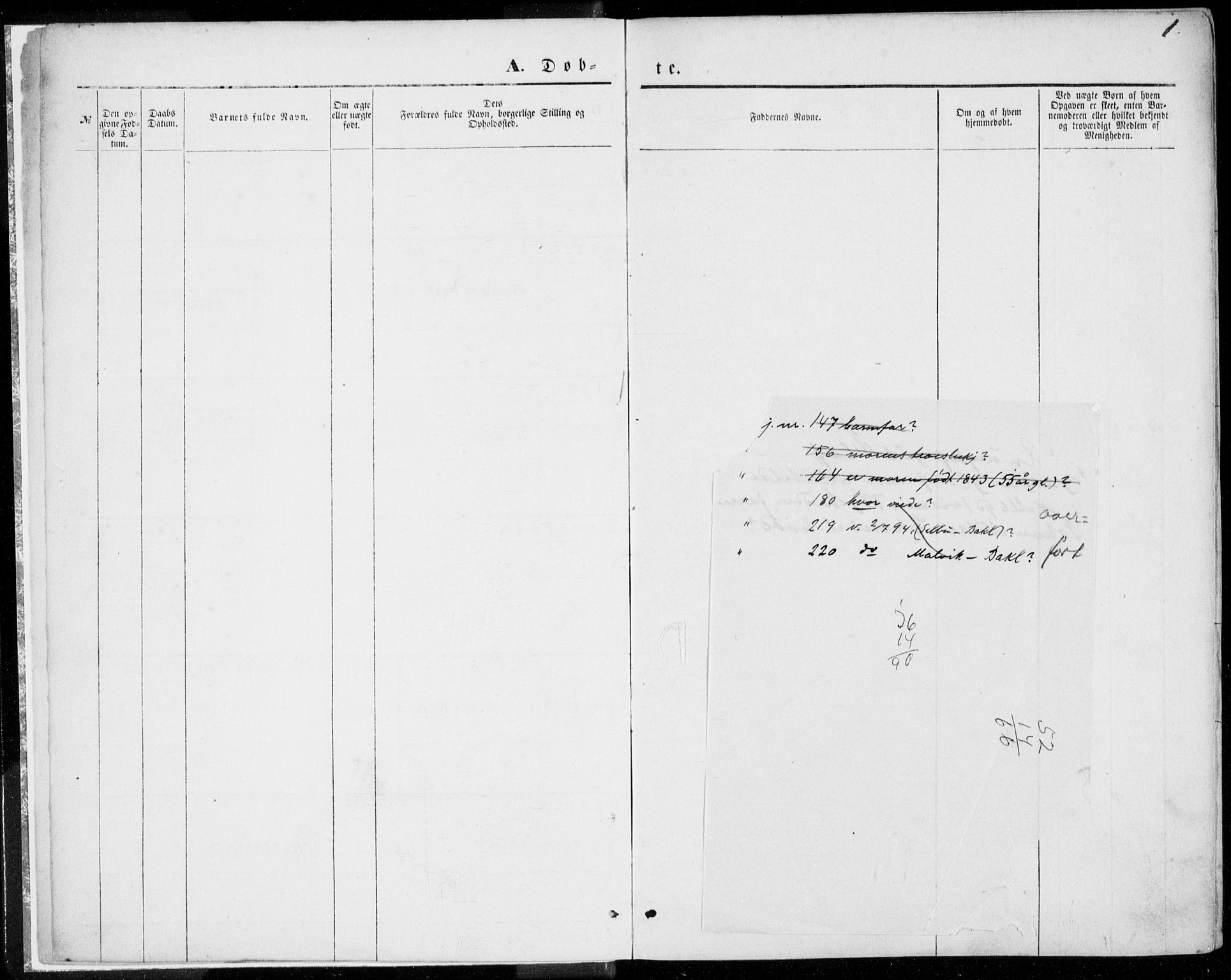 Ministerialprotokoller, klokkerbøker og fødselsregistre - Møre og Romsdal, SAT/A-1454/557/L0681: Parish register (official) no. 557A03, 1869-1886, p. 1