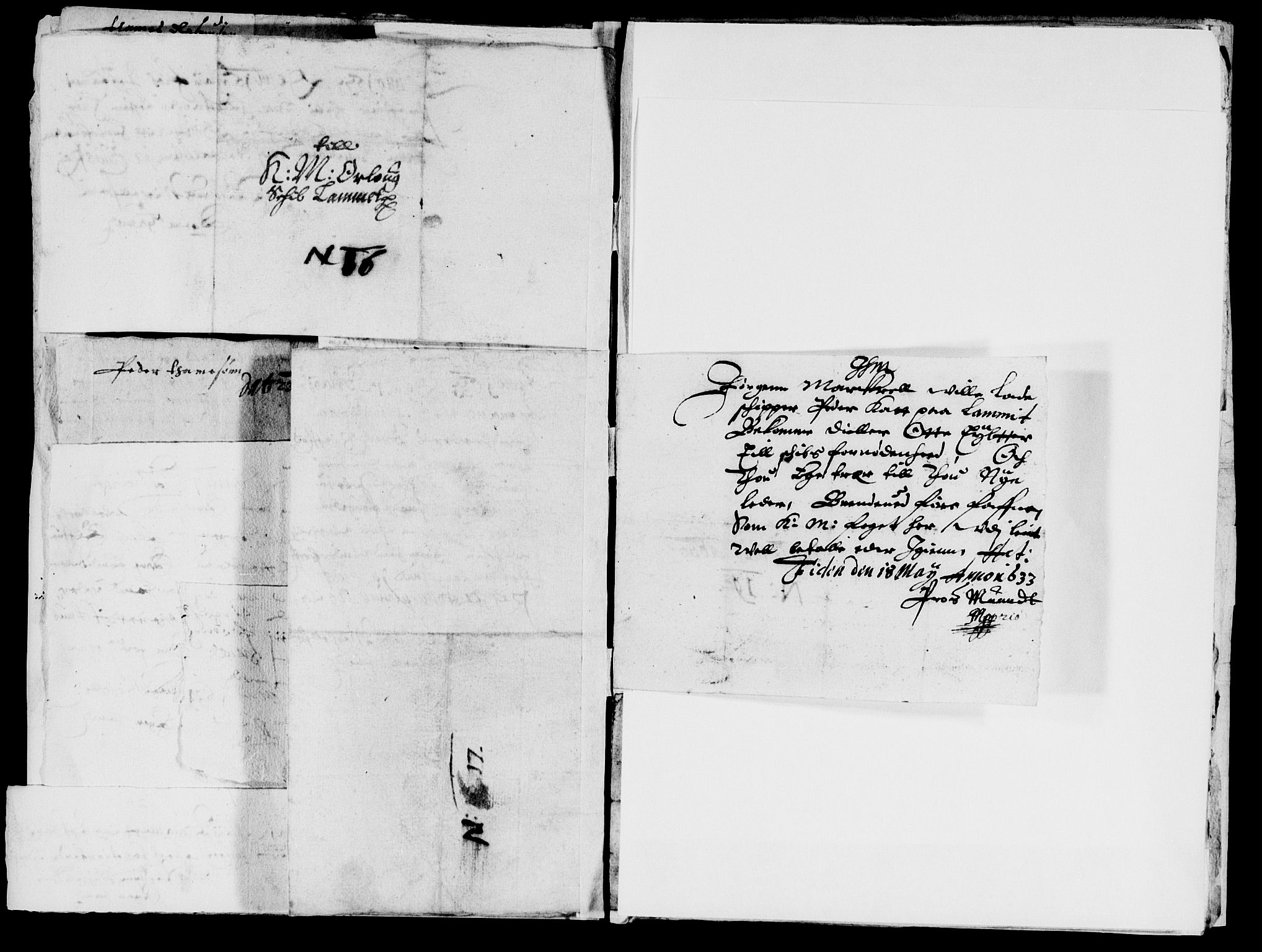 Rentekammeret inntil 1814, Reviderte regnskaper, Lensregnskaper, AV/RA-EA-5023/R/Rb/Rbq/L0022: Nedenes len. Mandals len. Råbyggelag., 1632-1634