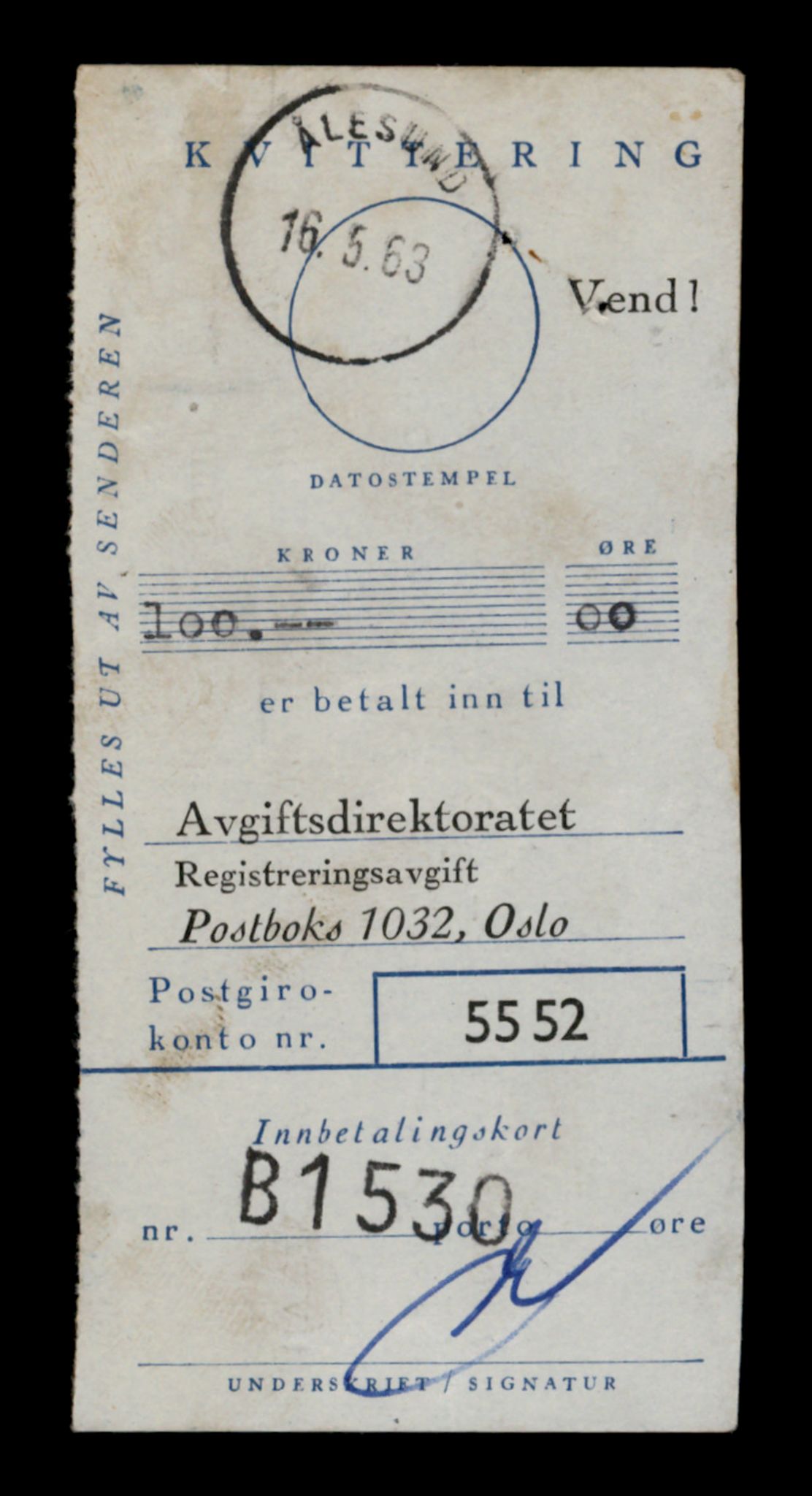 Møre og Romsdal vegkontor - Ålesund trafikkstasjon, AV/SAT-A-4099/F/Fe/L0026: Registreringskort for kjøretøy T 11046 - T 11160, 1927-1998, p. 1563