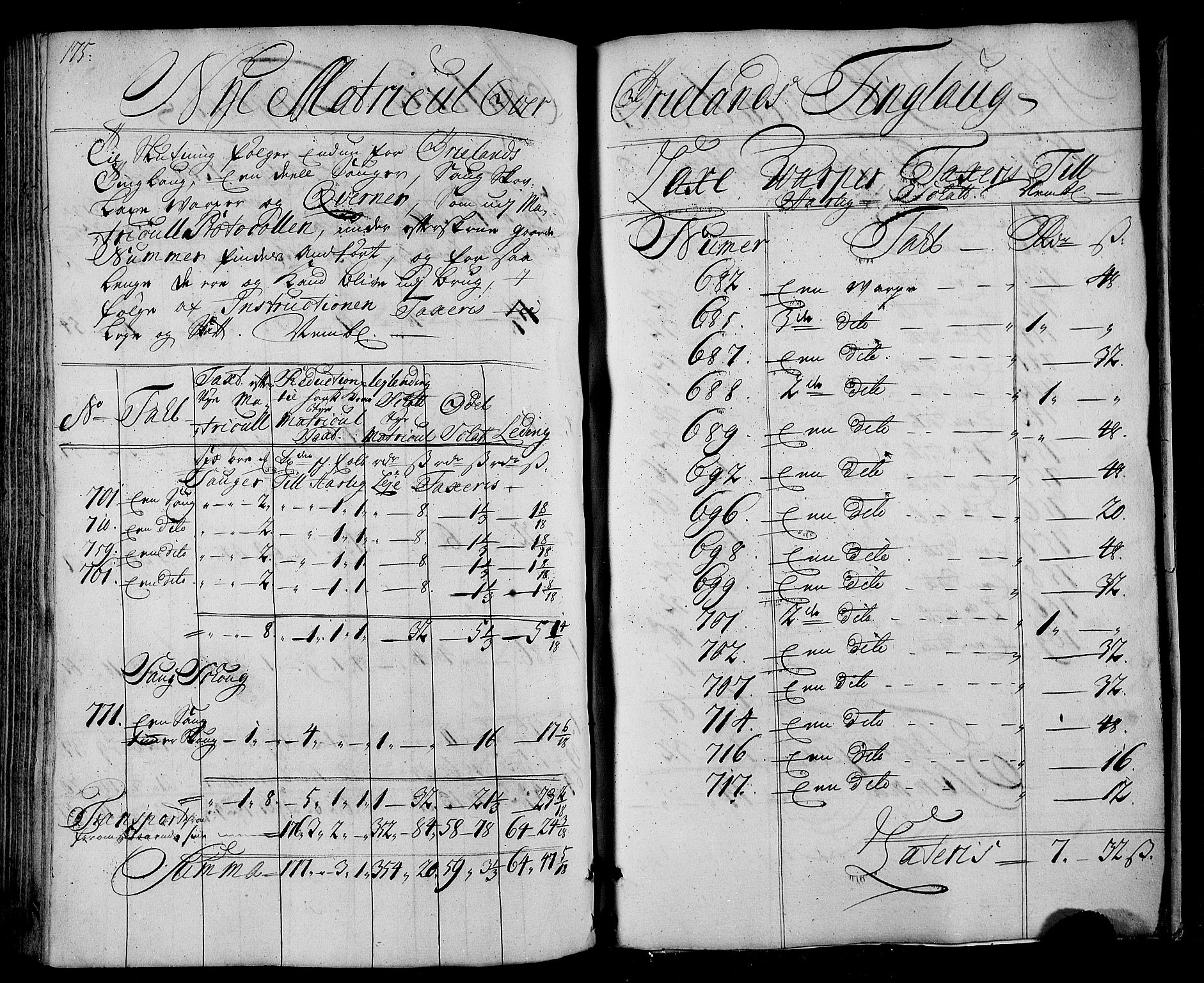 Rentekammeret inntil 1814, Realistisk ordnet avdeling, AV/RA-EA-4070/N/Nb/Nbf/L0163: Fosen matrikkelprotokoll, 1723, p. 180