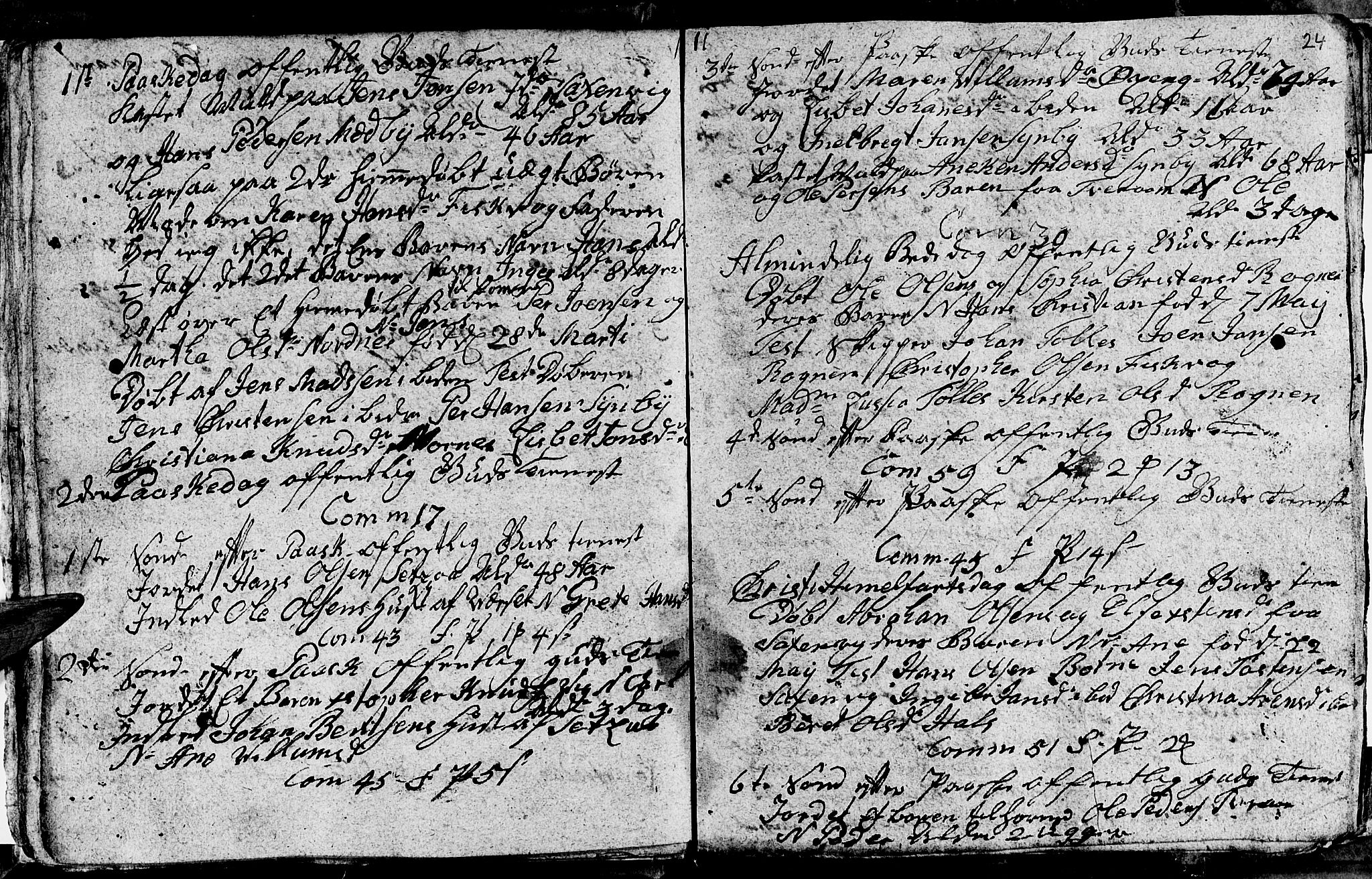 Ministerialprotokoller, klokkerbøker og fødselsregistre - Nordland, SAT/A-1459/847/L0675: Parish register (copy) no. 847C03, 1808-1820, p. 24