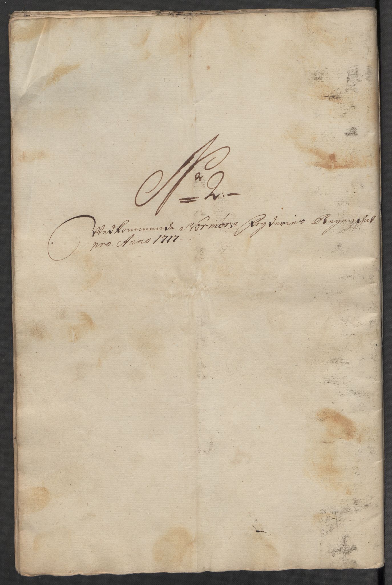 Rentekammeret inntil 1814, Reviderte regnskaper, Fogderegnskap, RA/EA-4092/R56/L3750: Fogderegnskap Nordmøre, 1717, p. 102