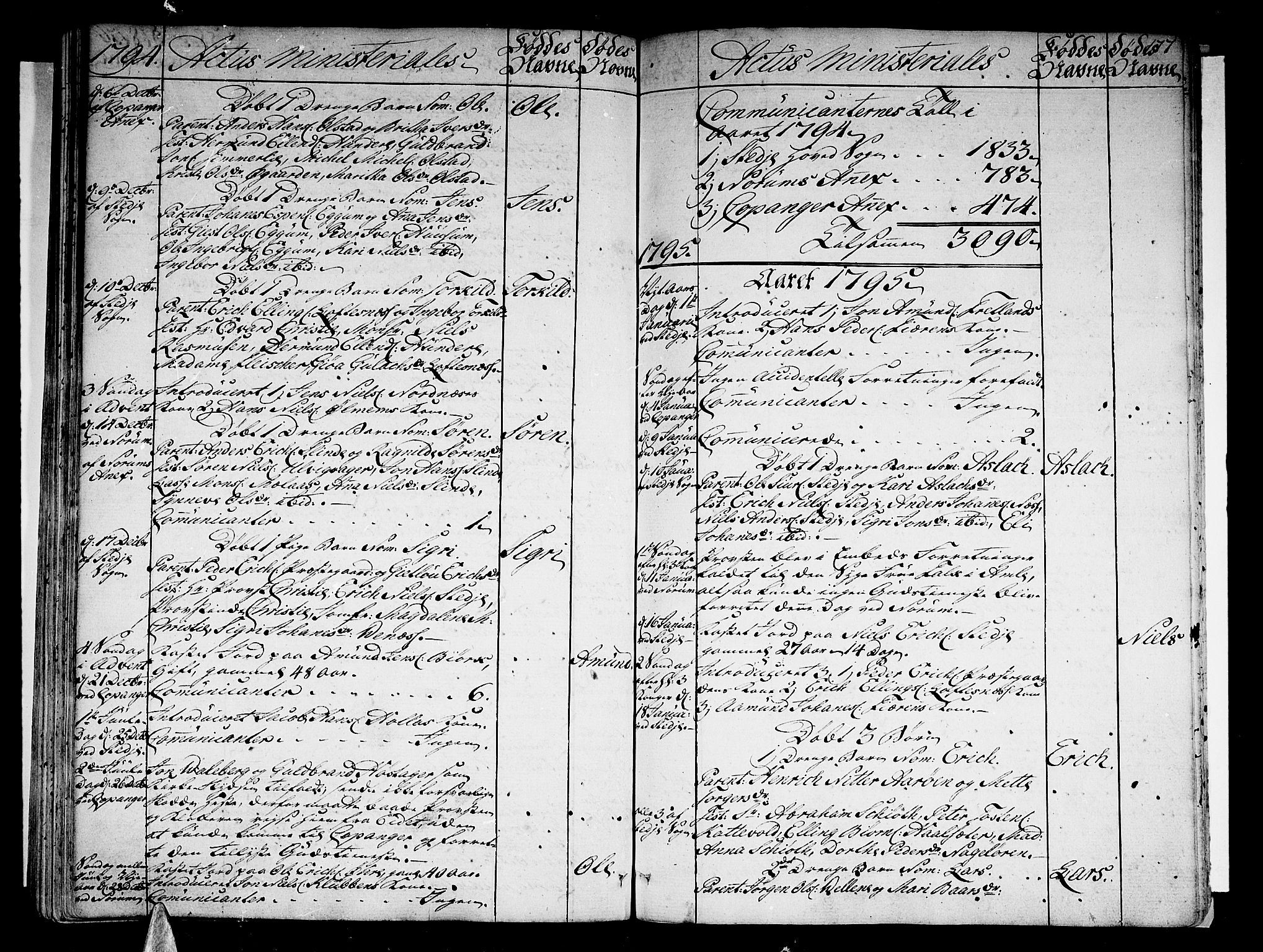 Sogndal sokneprestembete, SAB/A-81301/H/Haa/Haaa/L0007: Parish register (official) no. A 7, 1782-1795, p. 177