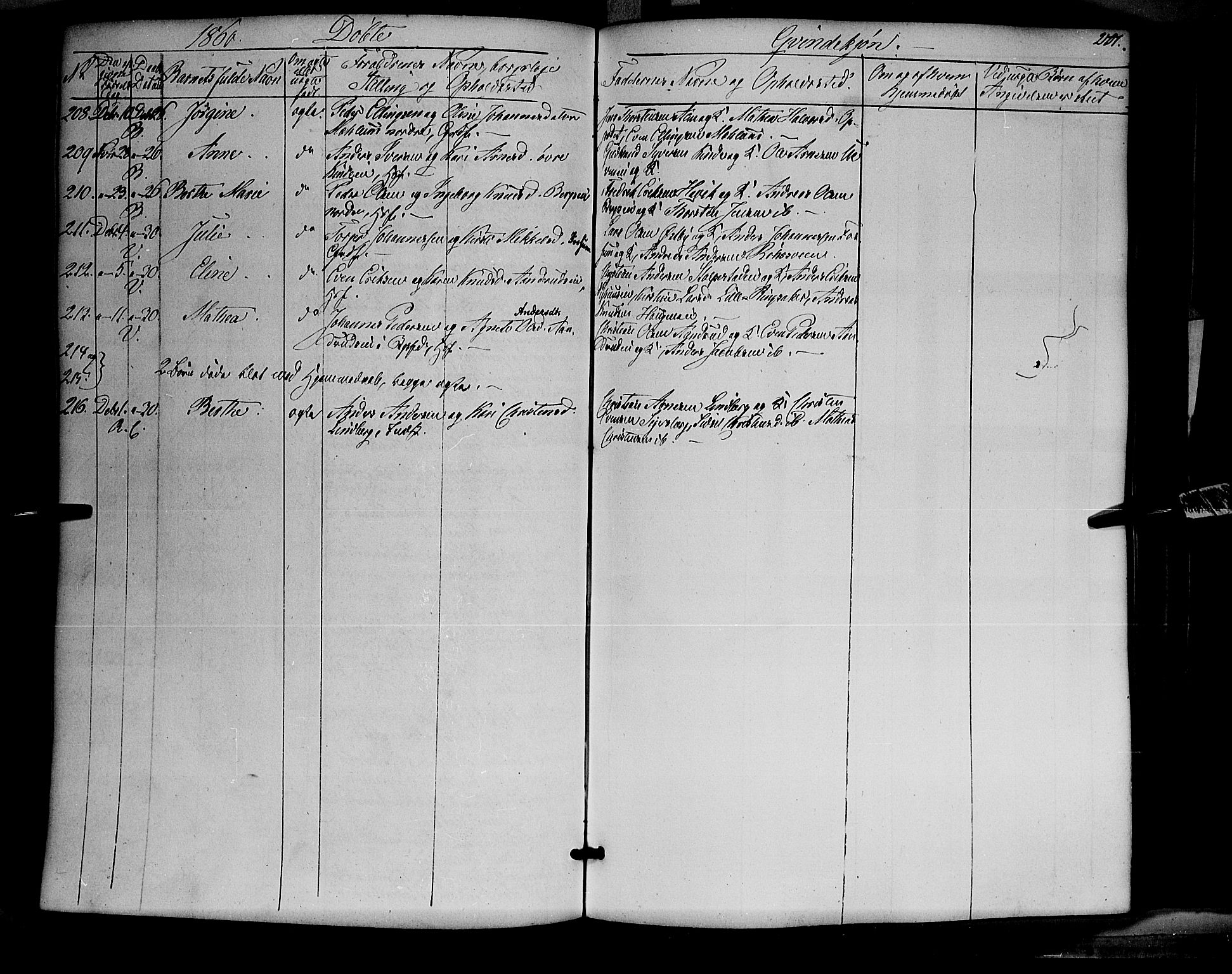 Ringsaker prestekontor, AV/SAH-PREST-014/K/Ka/L0009: Parish register (official) no. 9, 1850-1860, p. 277