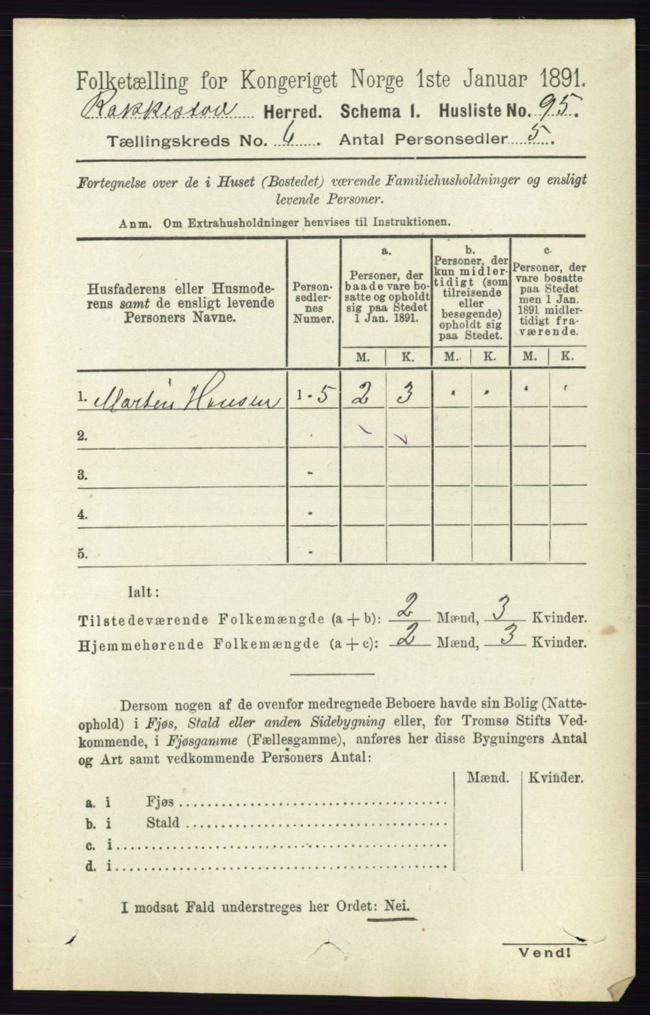 RA, 1891 census for 0128 Rakkestad, 1891, p. 2483