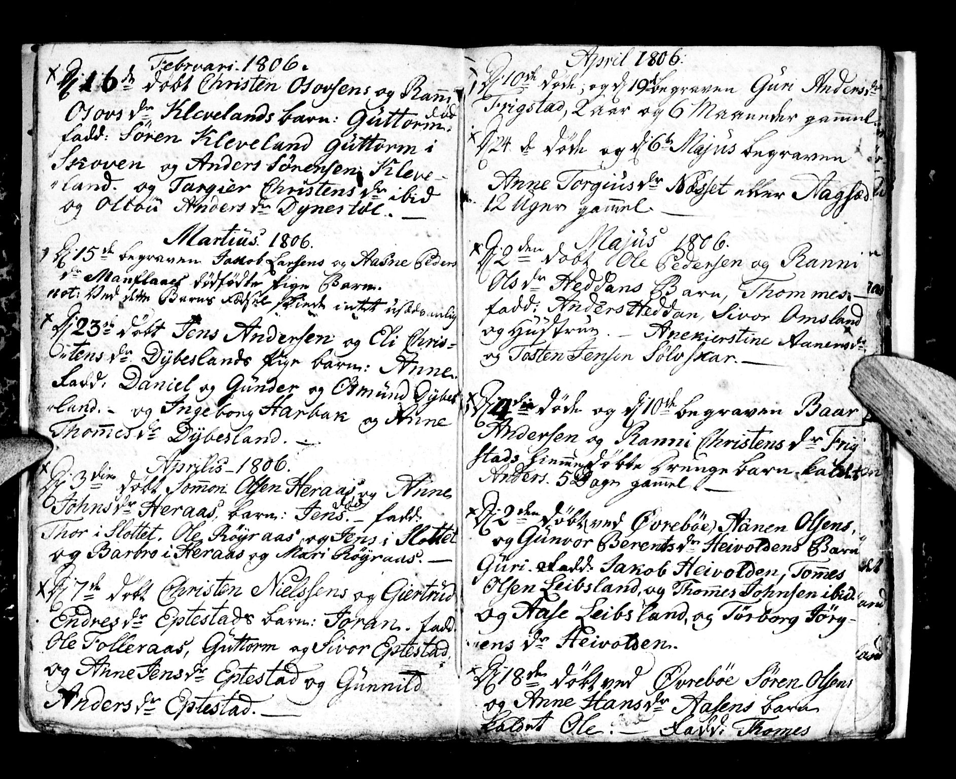 Bjelland sokneprestkontor, AV/SAK-1111-0005/F/Fa/Fab/L0001: Parish register (official) no. A 1, 1799-1810