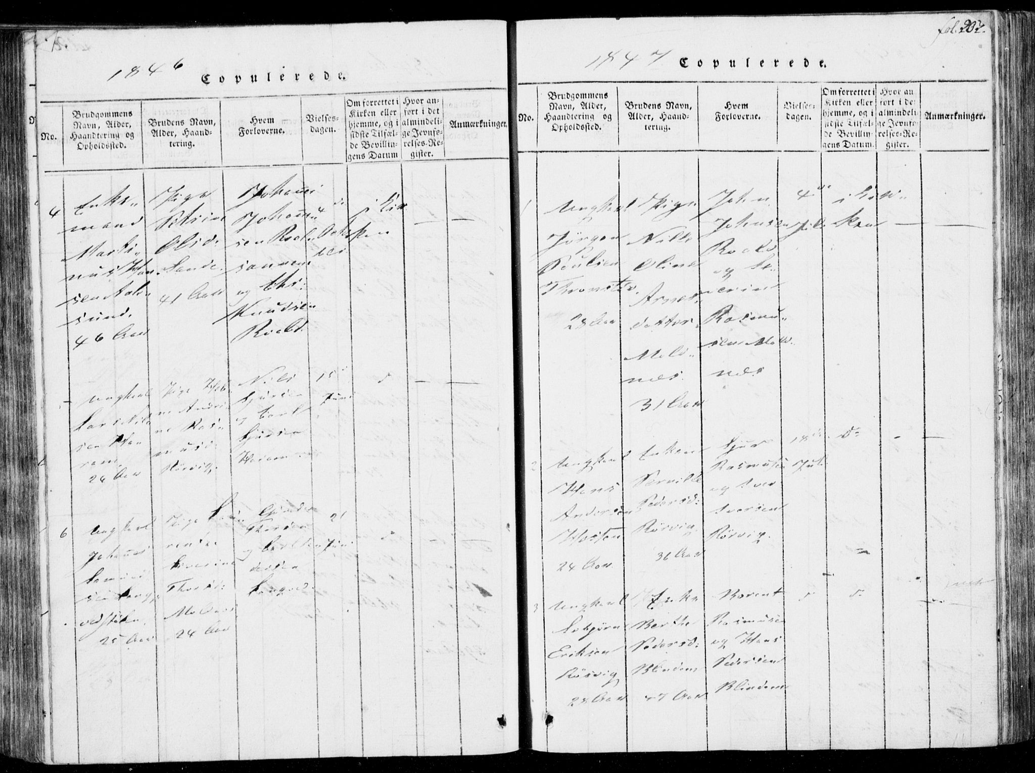 Ministerialprotokoller, klokkerbøker og fødselsregistre - Møre og Romsdal, SAT/A-1454/537/L0517: Parish register (official) no. 537A01, 1818-1862, p. 202