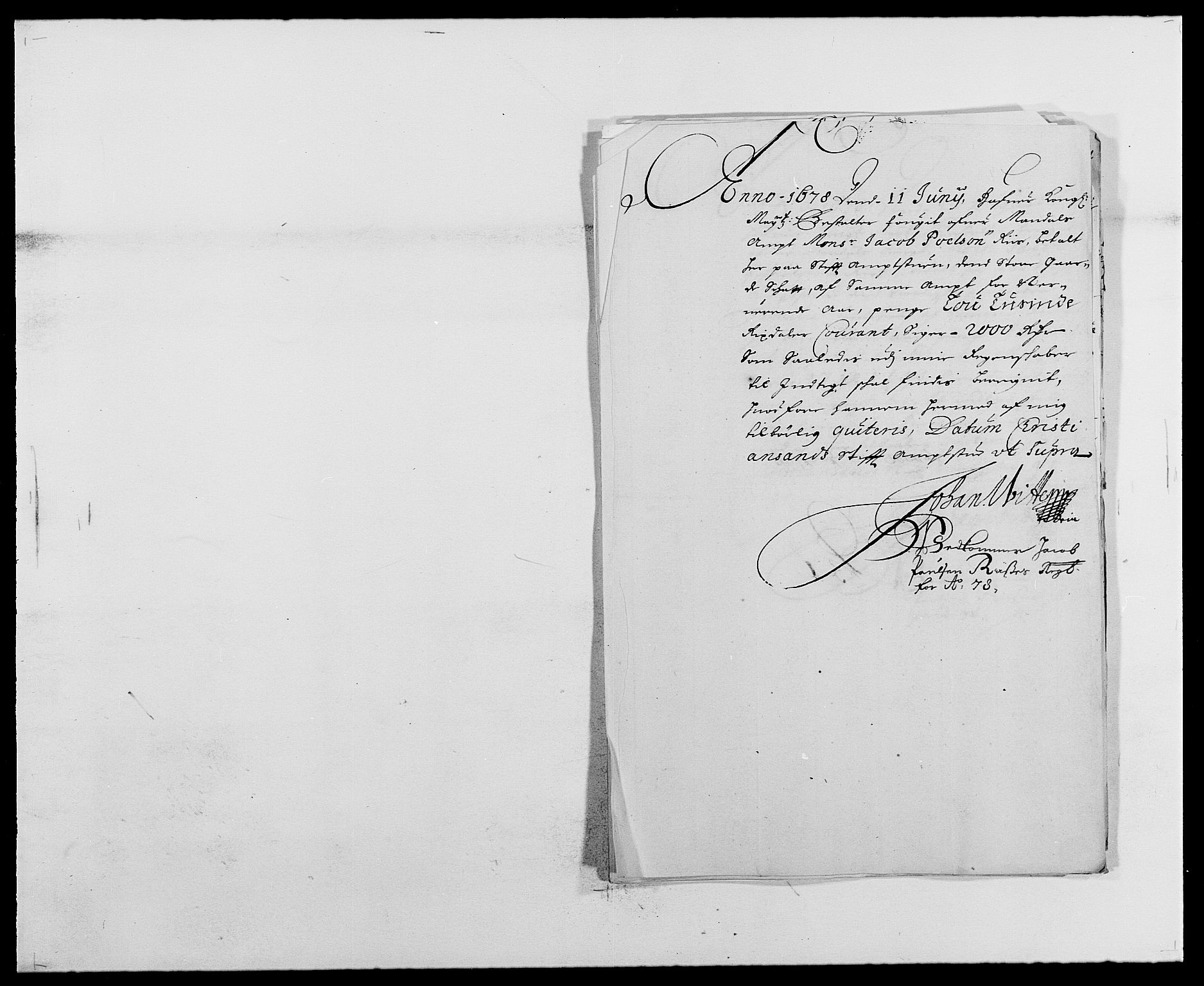 Rentekammeret inntil 1814, Reviderte regnskaper, Fogderegnskap, RA/EA-4092/R42/L2540: Mandal fogderi, 1676-1680, p. 144