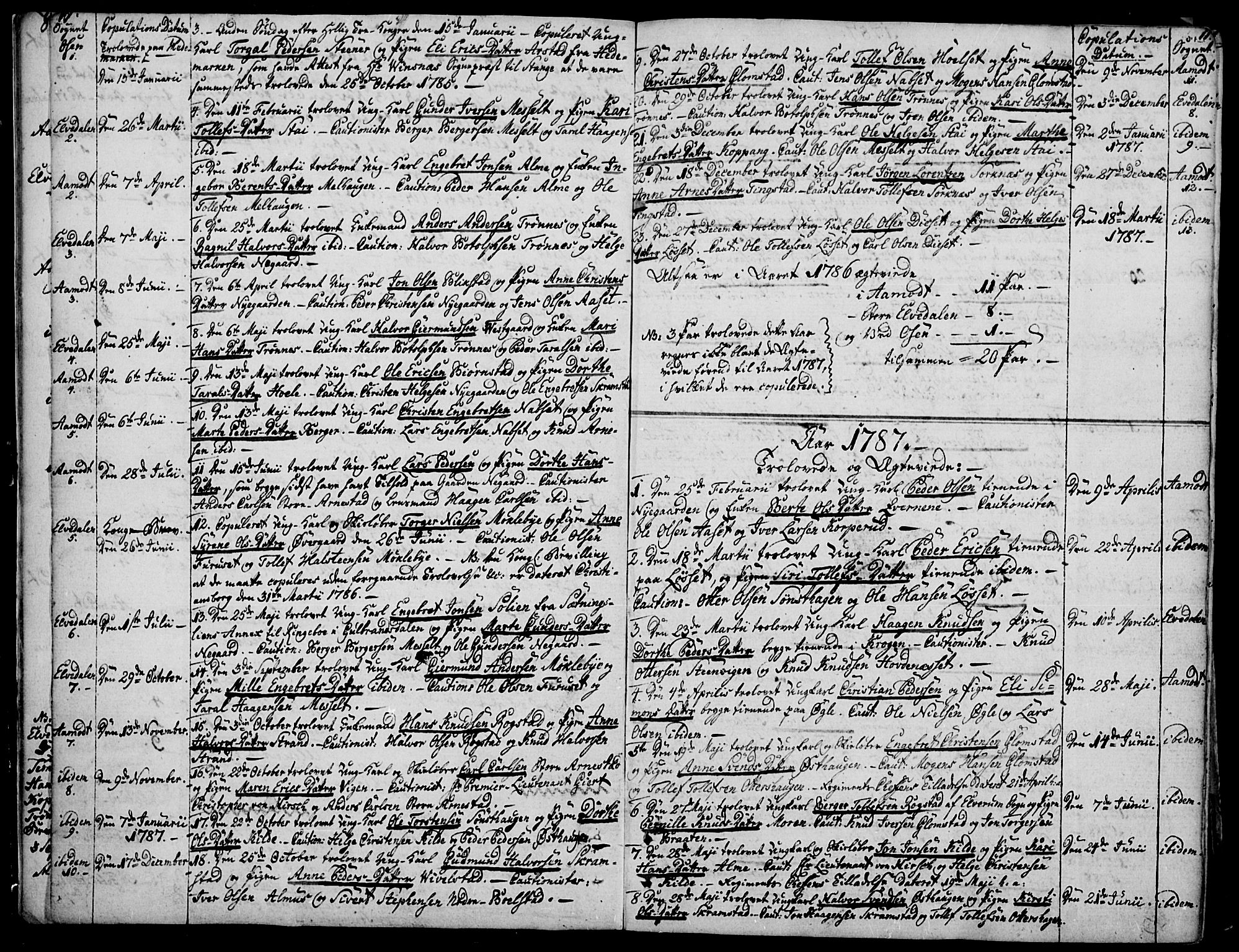 Åmot prestekontor, Hedmark, SAH/PREST-056/H/Ha/Haa/L0003: Parish register (official) no. 3, 1780-1810, p. 10-11