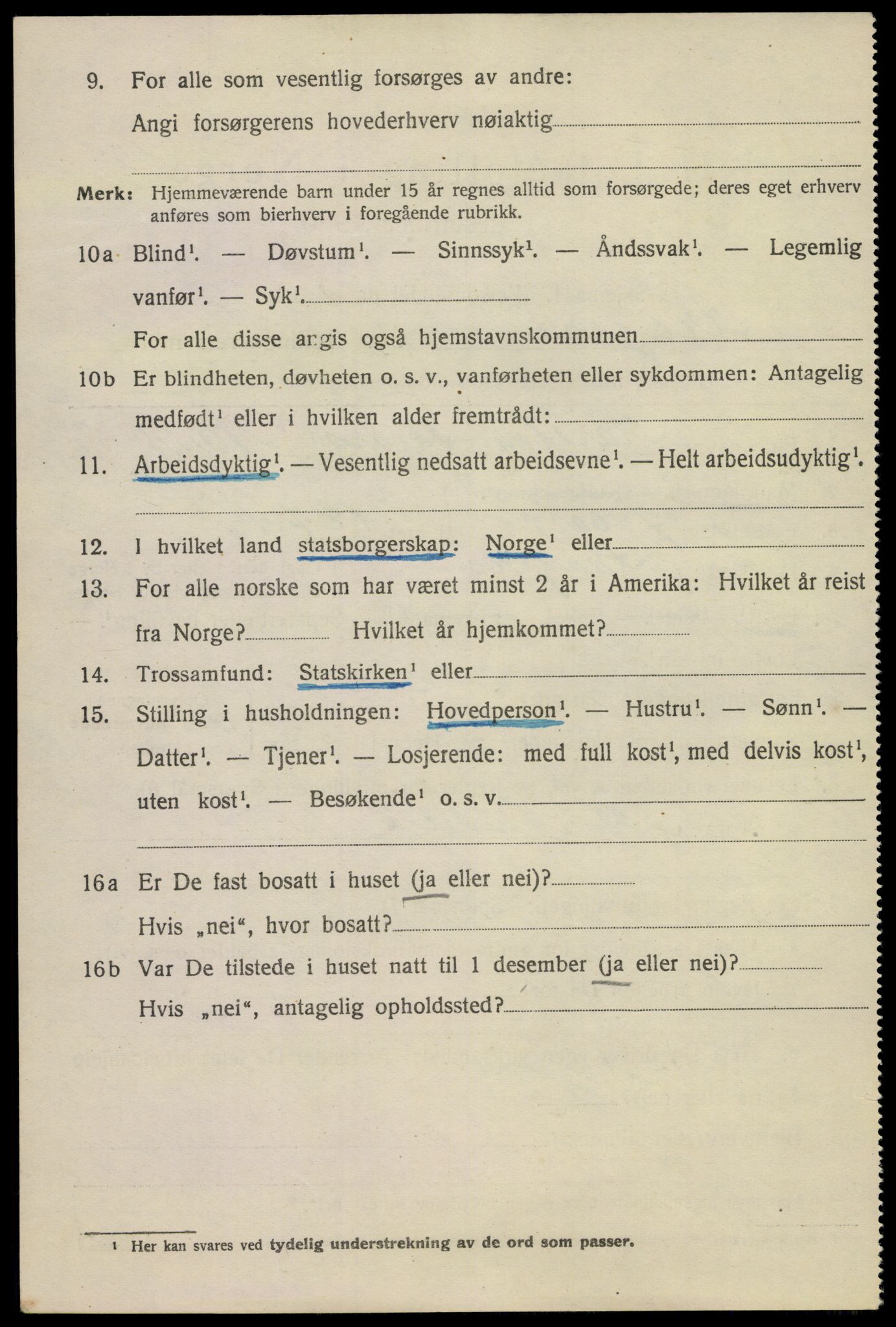 SAKO, 1920 census for Kragerø, 1920, p. 5300