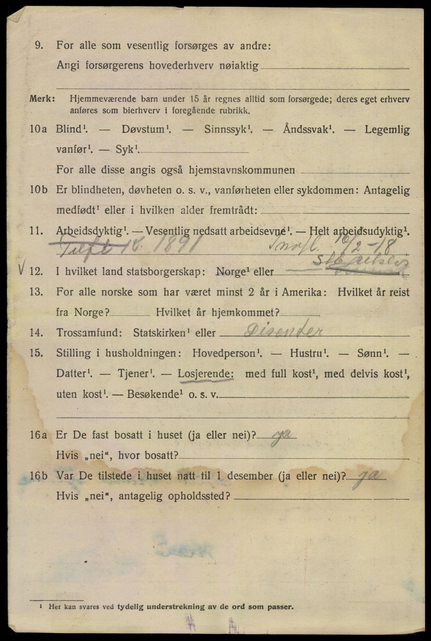 SAO, 1920 census for Kristiania, 1920, p. 626648