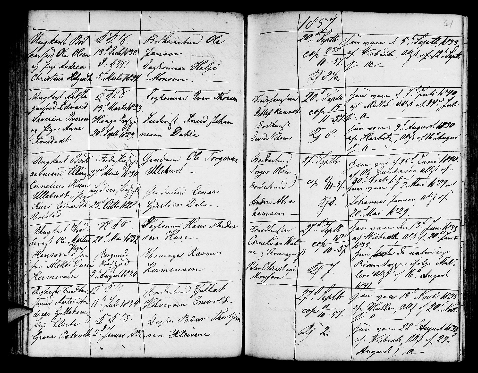 Korskirken sokneprestembete, AV/SAB-A-76101/H/Haa/L0009: Parish register (official) no. A 9, 1743-1861, p. 61