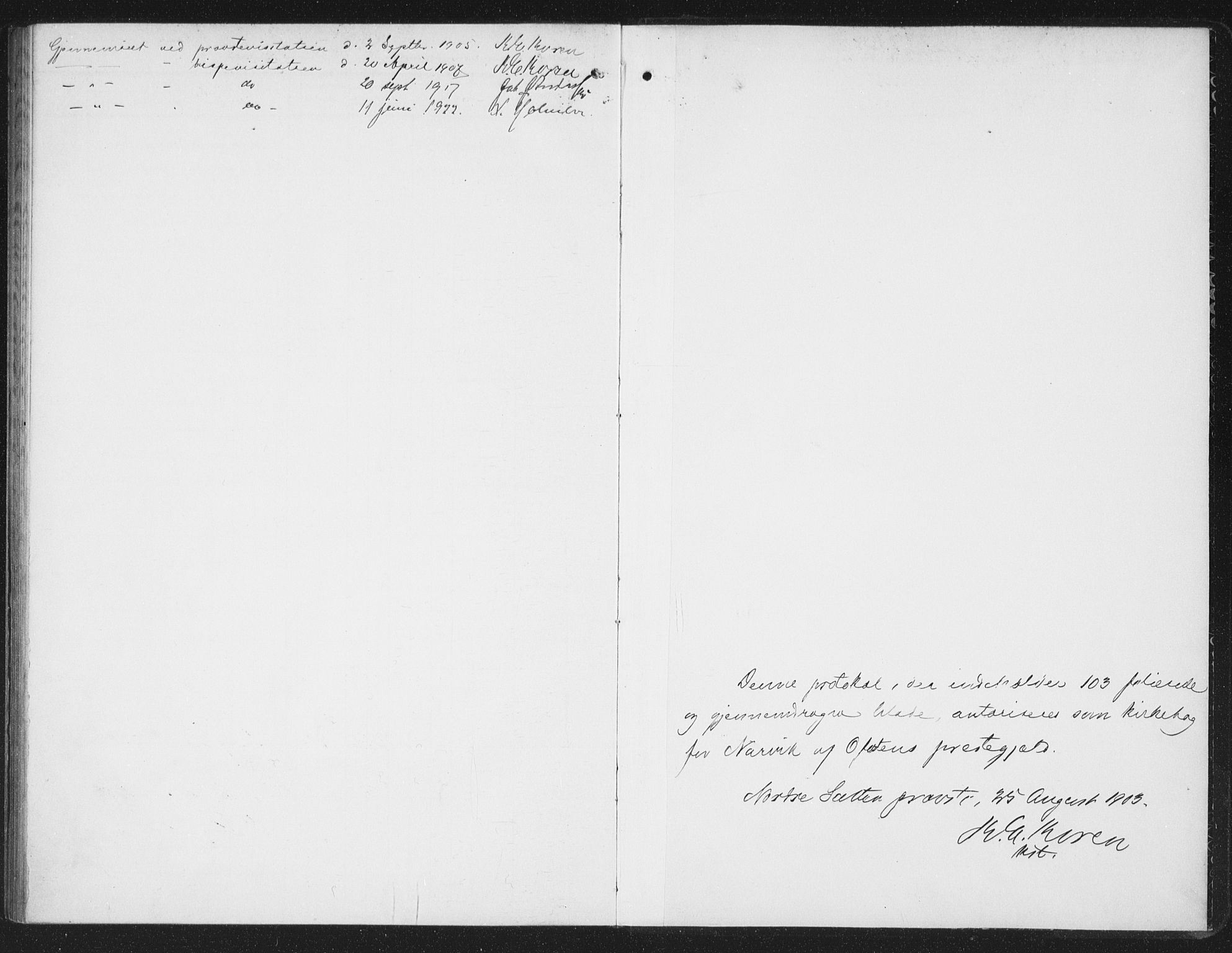 Ministerialprotokoller, klokkerbøker og fødselsregistre - Nordland, SAT/A-1459/871/L0986: Parish register (official) no. 871A02, 1902-1925