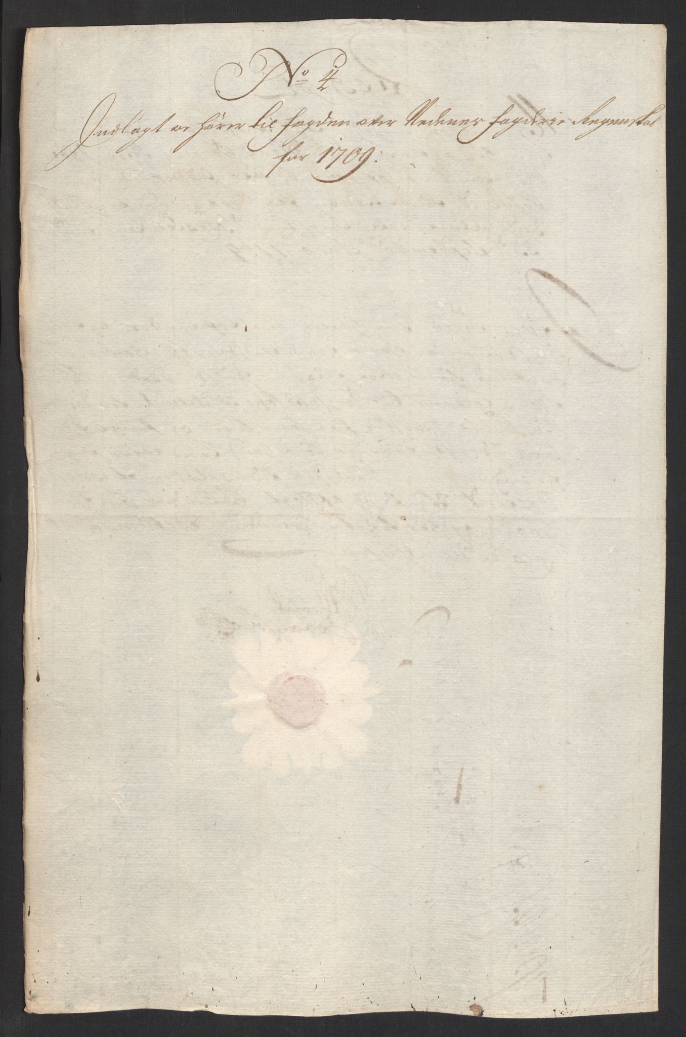 Rentekammeret inntil 1814, Reviderte regnskaper, Fogderegnskap, AV/RA-EA-4092/R39/L2318: Fogderegnskap Nedenes, 1706-1709, p. 452