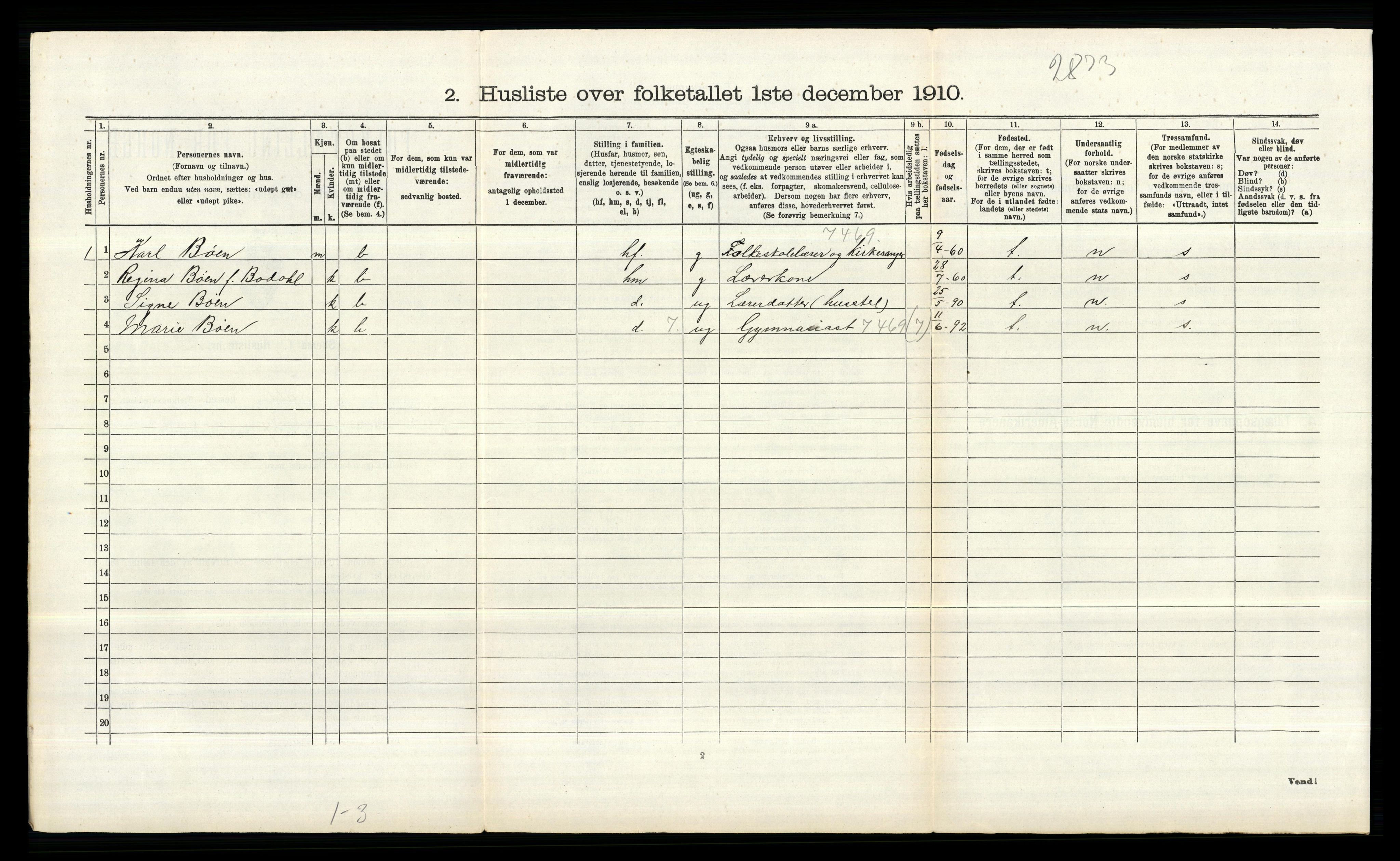 RA, 1910 census for Idd, 1910, p. 737