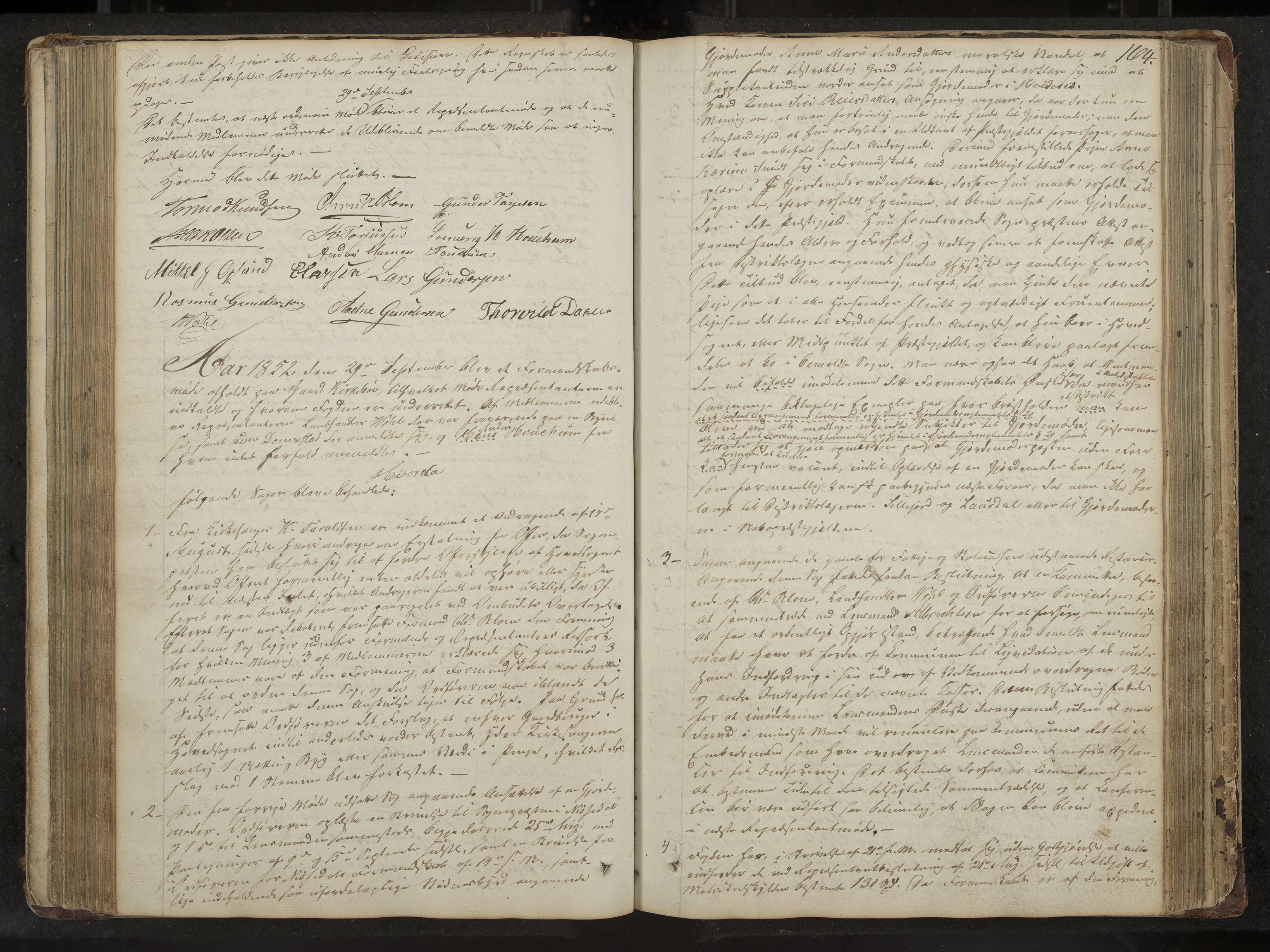 Kviteseid formannskap og sentraladministrasjon, IKAK/0829021/A/Aa/L0001: Møtebok med register, 1837-1866, p. 164