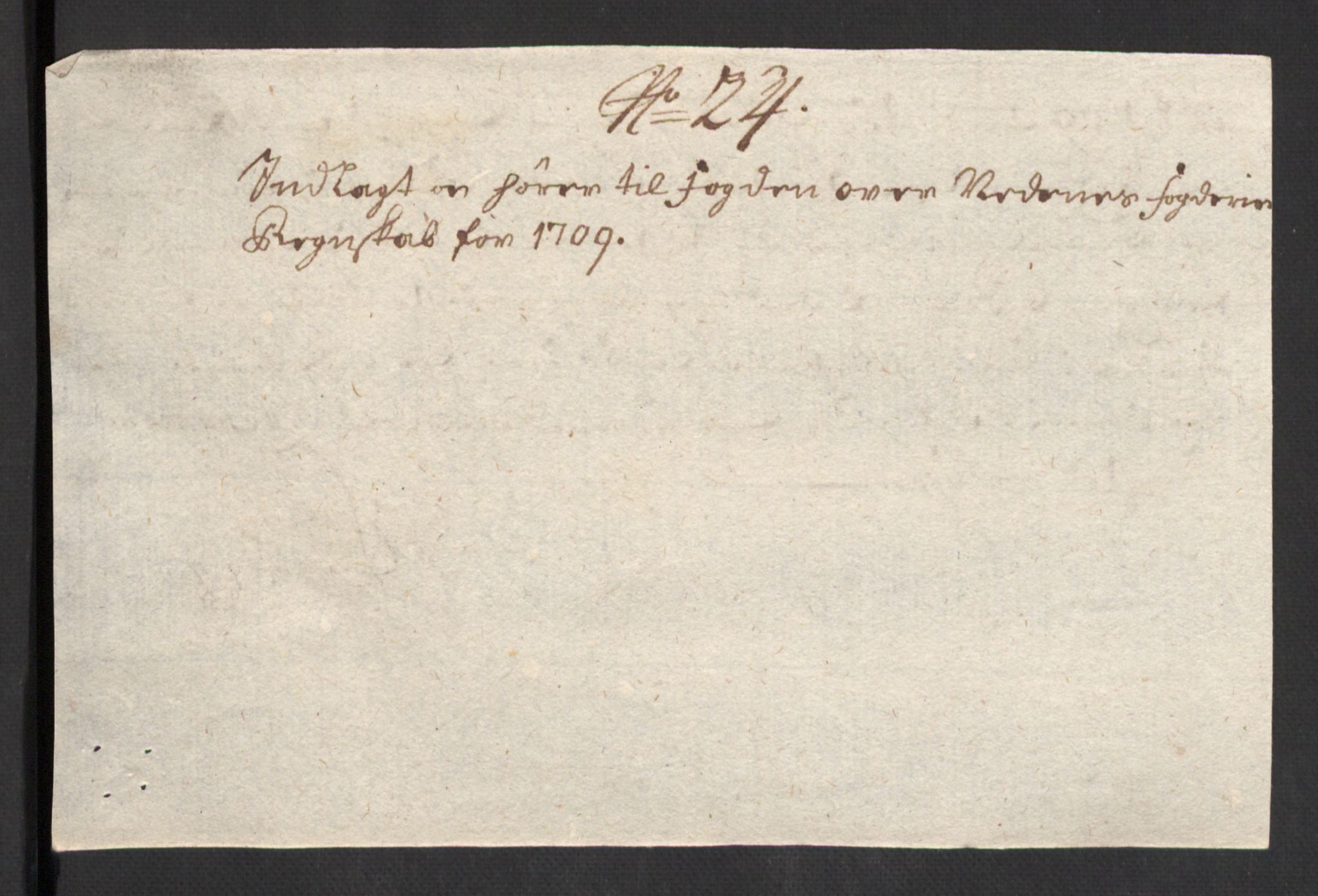 Rentekammeret inntil 1814, Reviderte regnskaper, Fogderegnskap, AV/RA-EA-4092/R39/L2318: Fogderegnskap Nedenes, 1706-1709, p. 507