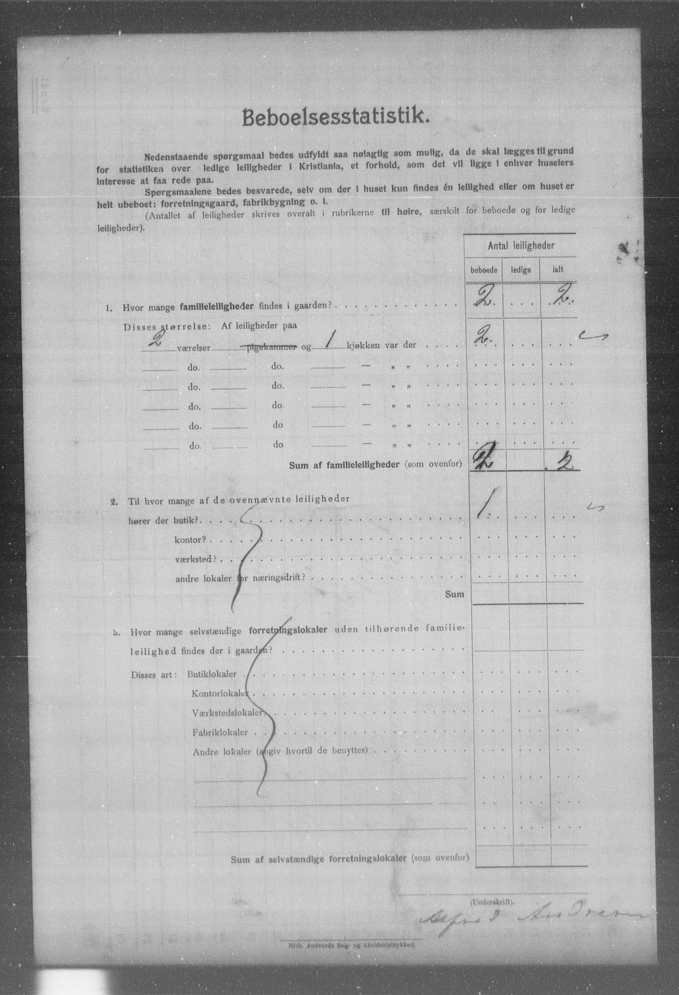 OBA, Municipal Census 1904 for Kristiania, 1904, p. 366