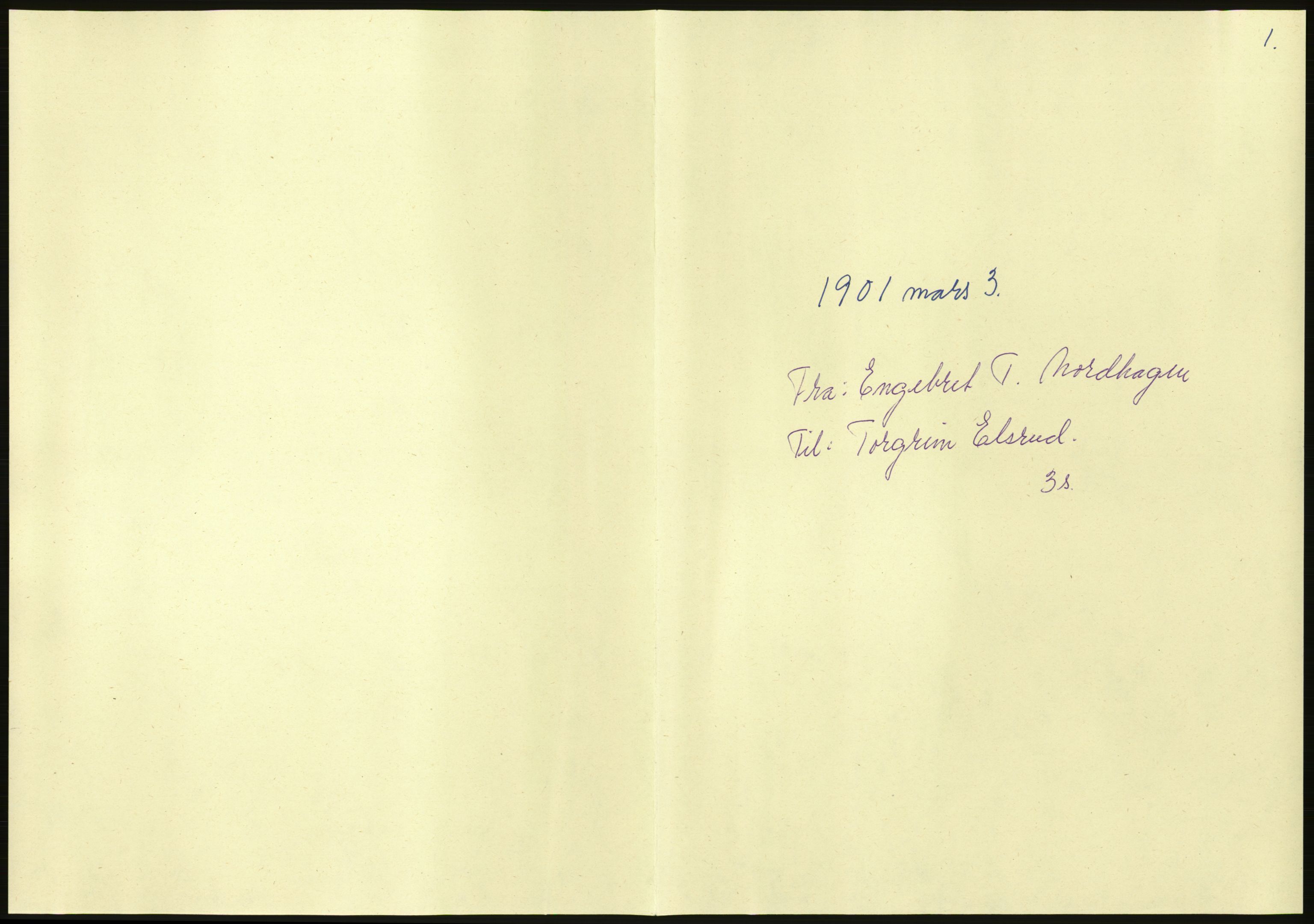 Samlinger til kildeutgivelse, Amerikabrevene, AV/RA-EA-4057/F/L0018: Innlån fra Buskerud: Elsrud, 1838-1914, p. 1039