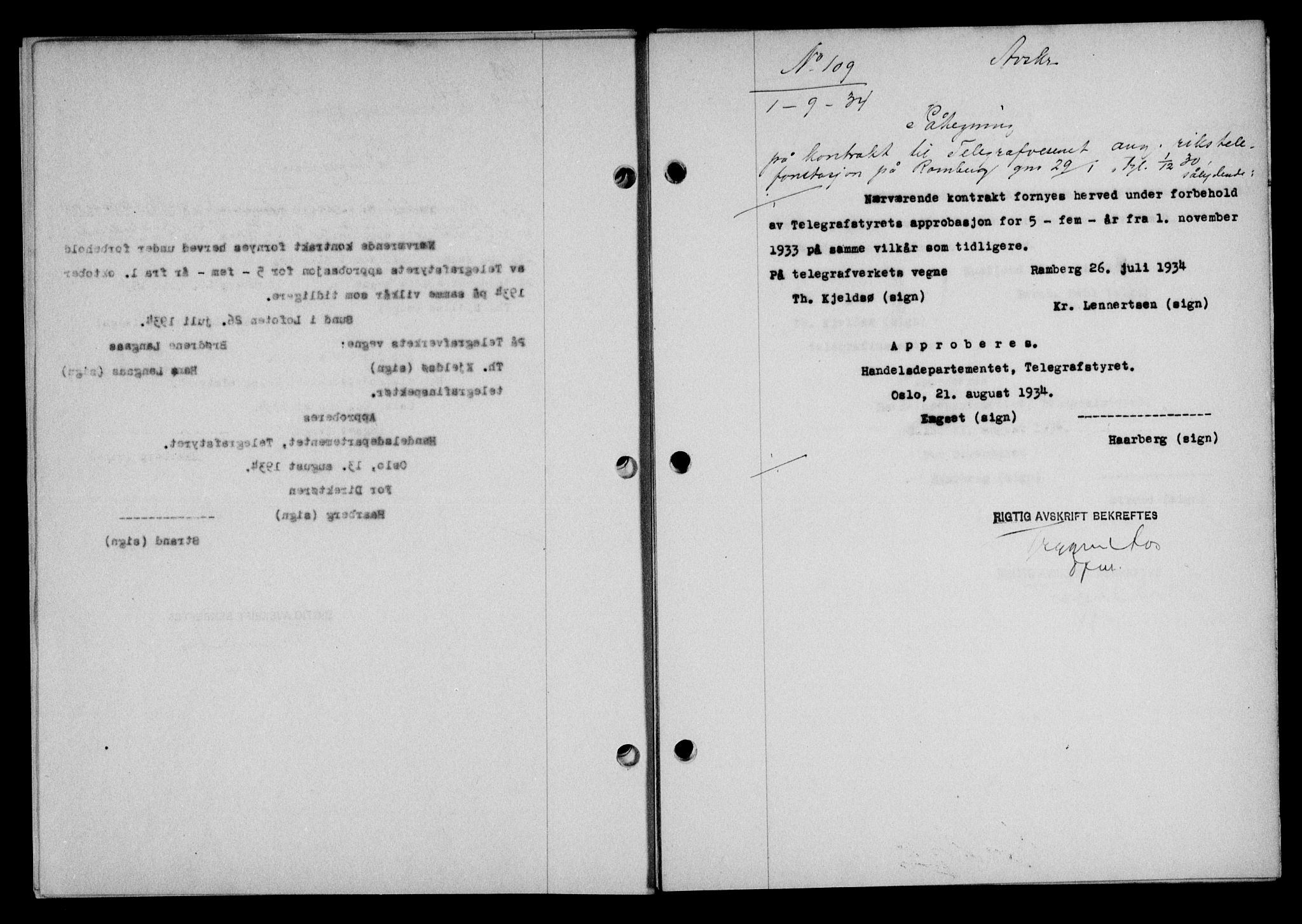 Lofoten sorenskriveri, SAT/A-0017/1/2/2C/L0030b: Mortgage book no. 30b, 1934-1934, Deed date: 01.09.1934