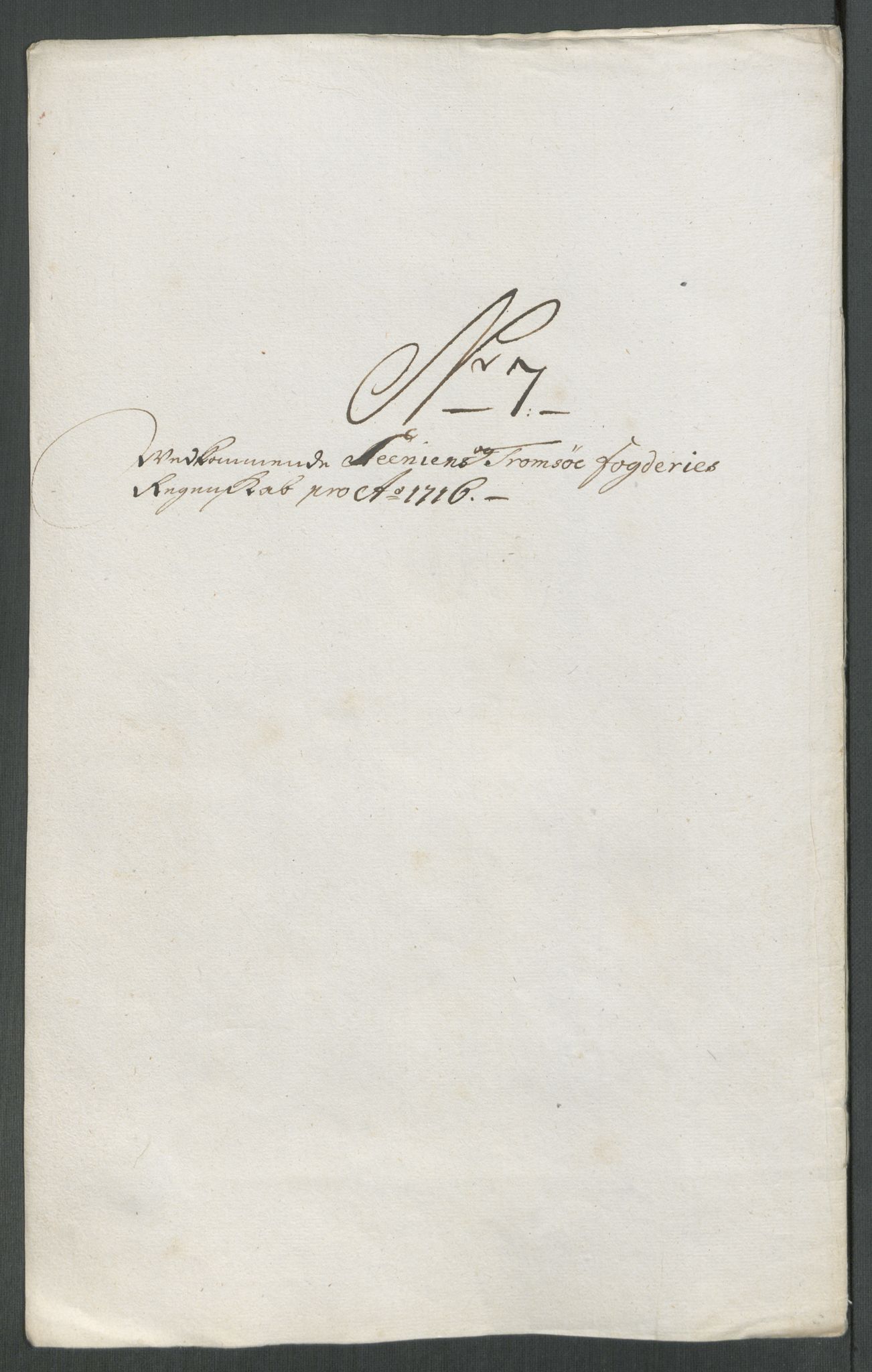 Rentekammeret inntil 1814, Reviderte regnskaper, Fogderegnskap, AV/RA-EA-4092/R68/L4762: Fogderegnskap Senja og Troms, 1716, p. 83