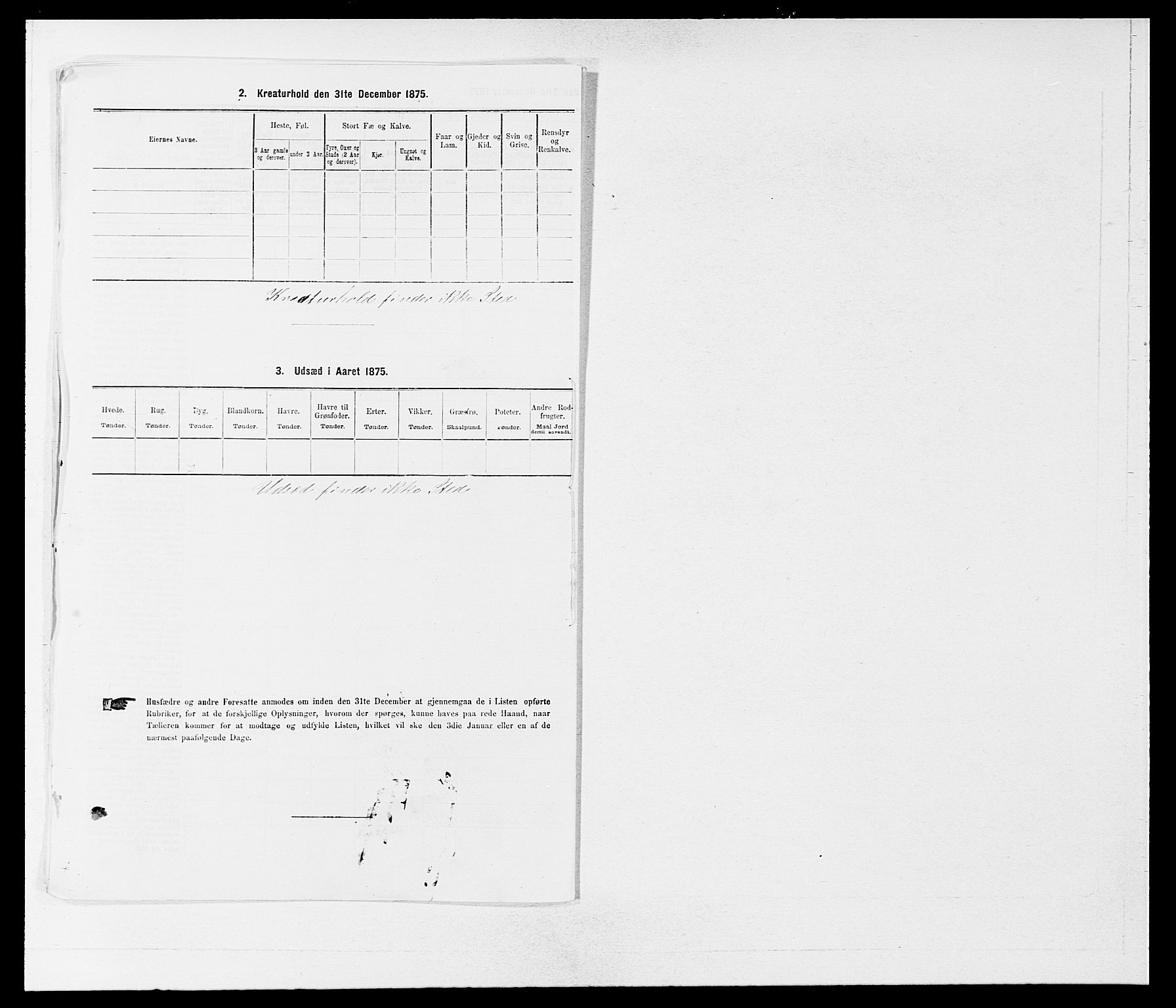 SAB, 1875 census for 1253P Hosanger, 1875, p. 357