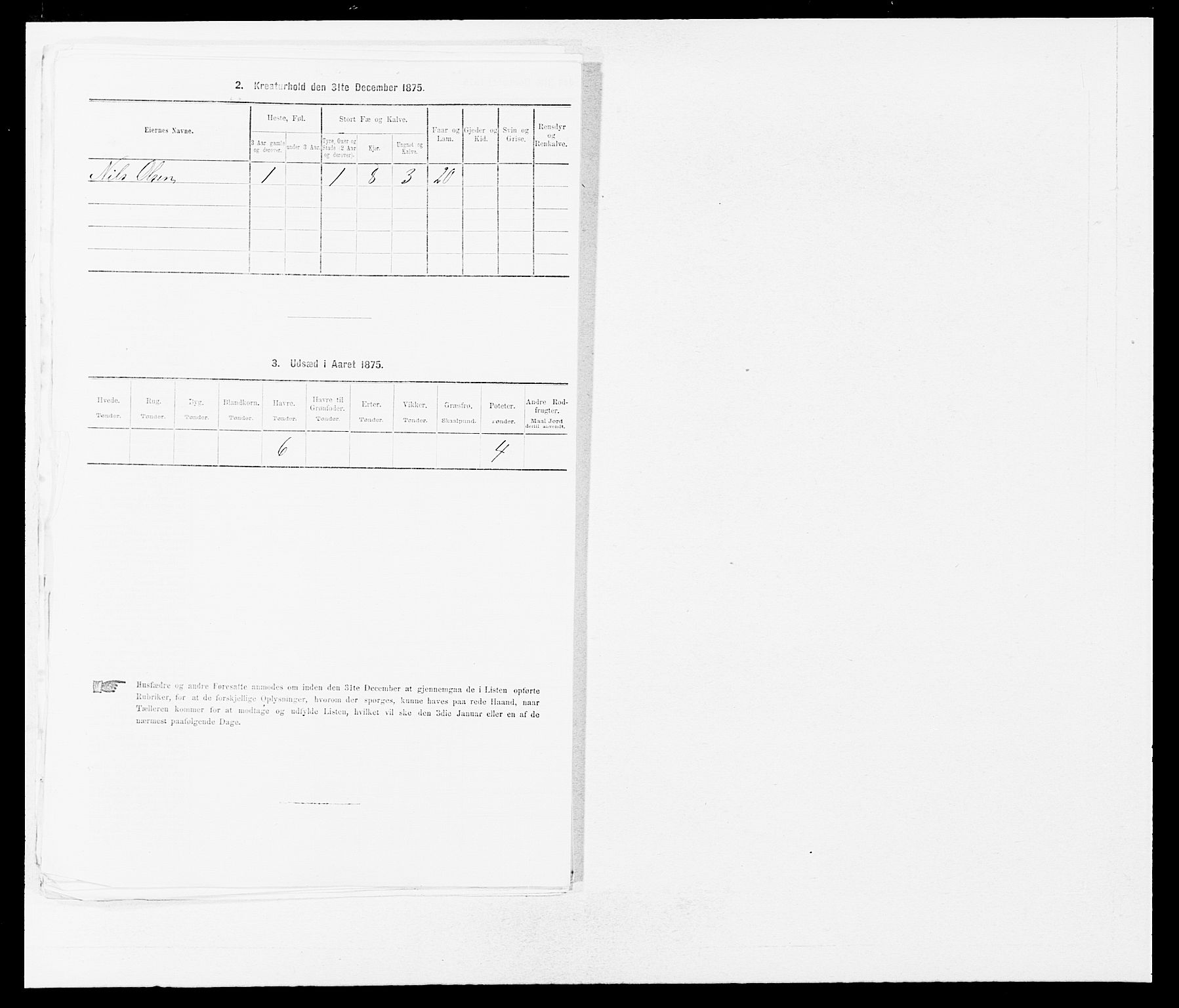 SAB, 1875 census for 1431P Jølster, 1875, p. 700