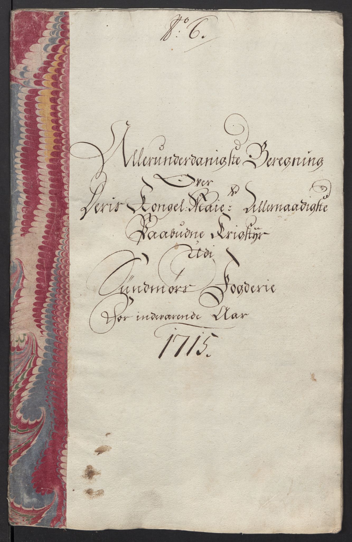 Rentekammeret inntil 1814, Reviderte regnskaper, Fogderegnskap, RA/EA-4092/R54/L3567: Fogderegnskap Sunnmøre, 1715, p. 111