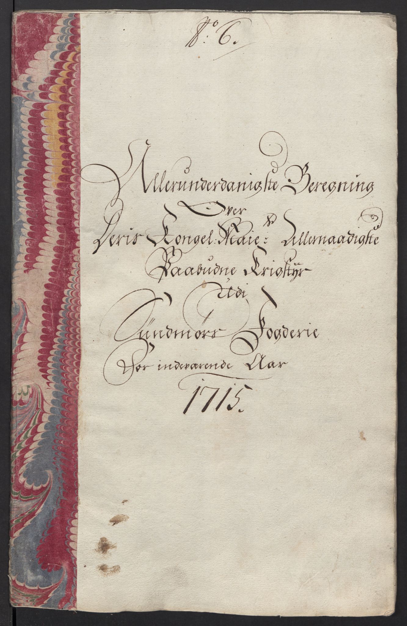 Rentekammeret inntil 1814, Reviderte regnskaper, Fogderegnskap, AV/RA-EA-4092/R54/L3567: Fogderegnskap Sunnmøre, 1715, p. 111
