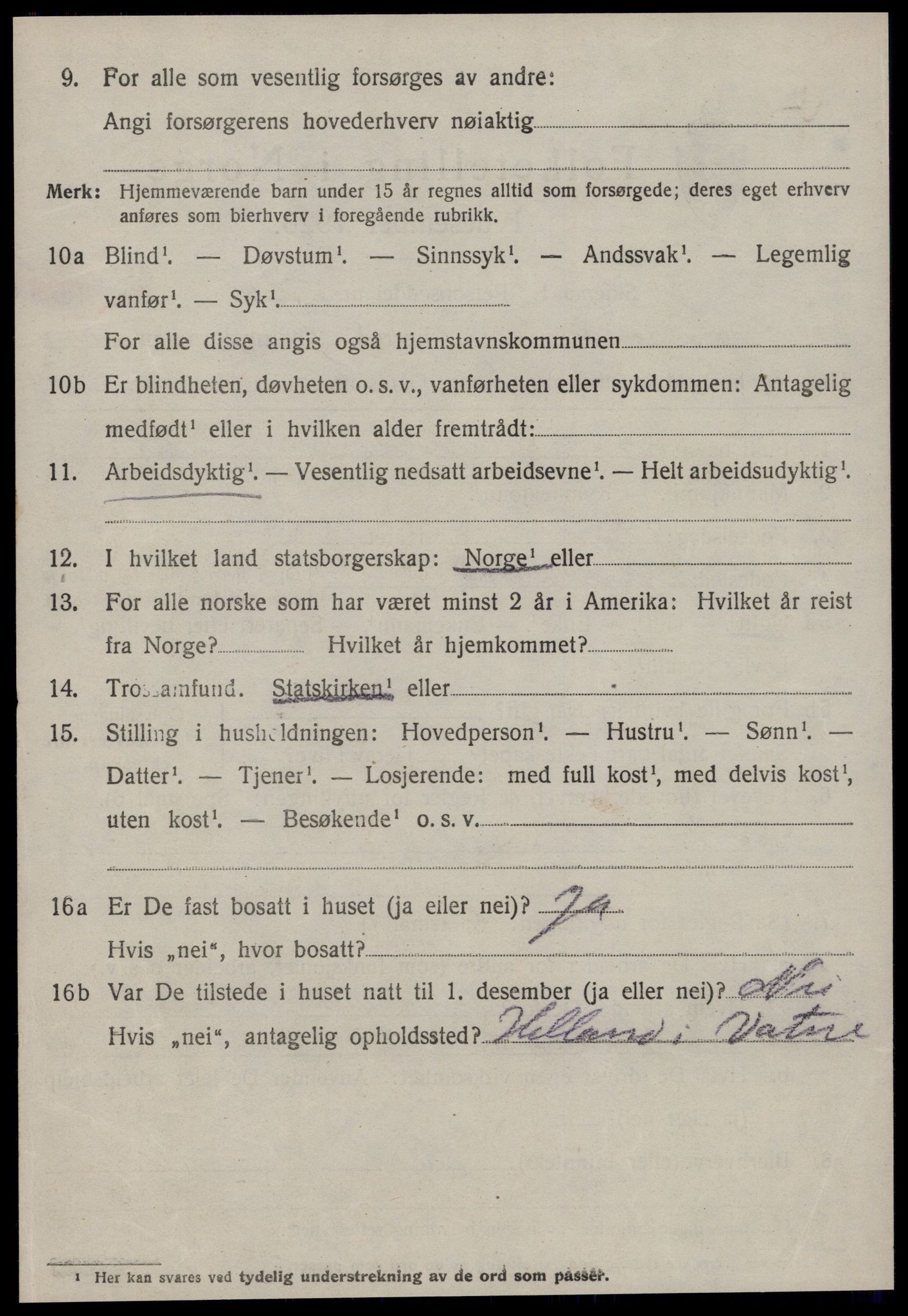 SAT, 1920 census for Haram, 1920, p. 2228