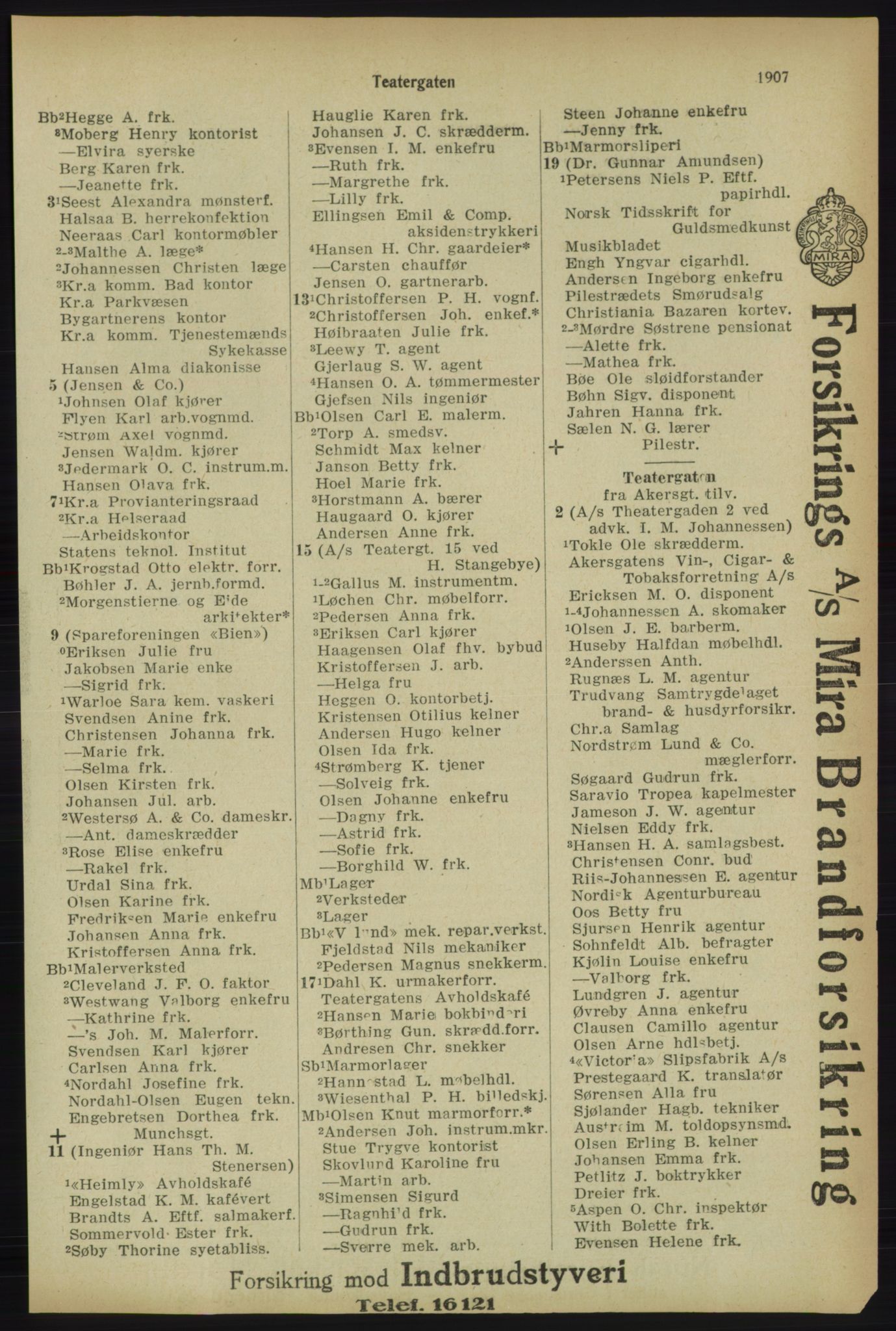 Kristiania/Oslo adressebok, PUBL/-, 1918, p. 2060