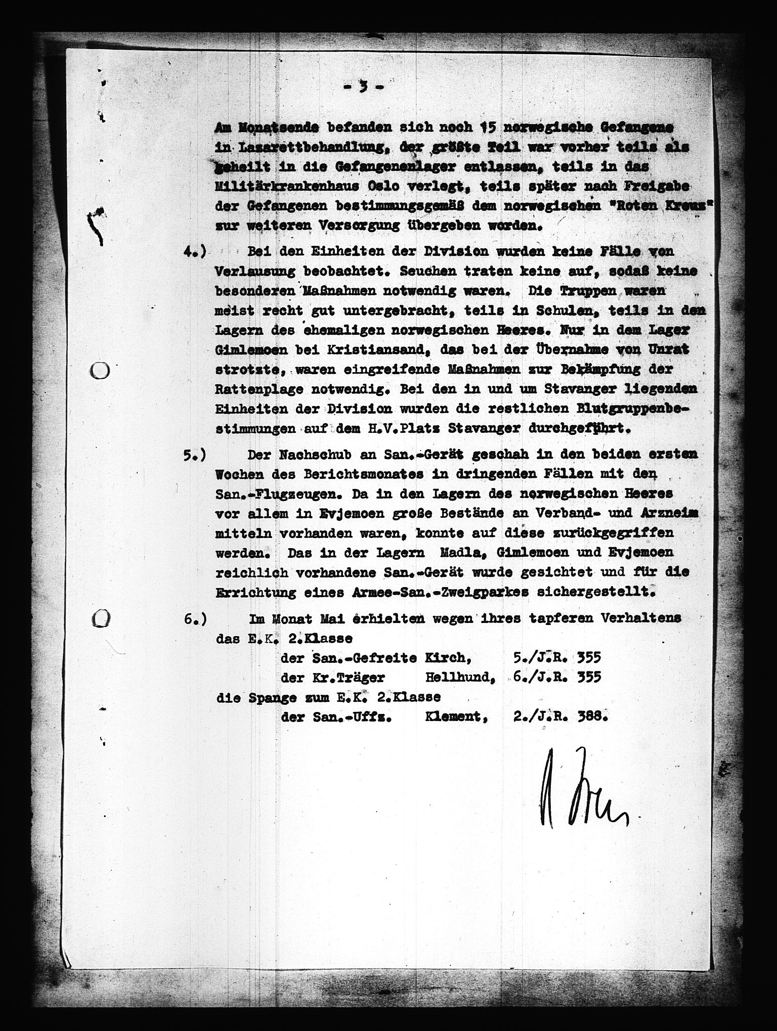 Documents Section, AV/RA-RAFA-2200/V/L0088: Amerikansk mikrofilm "Captured German Documents".
Box No. 727.  FKA jnr. 601/1954., 1939-1940, p. 473