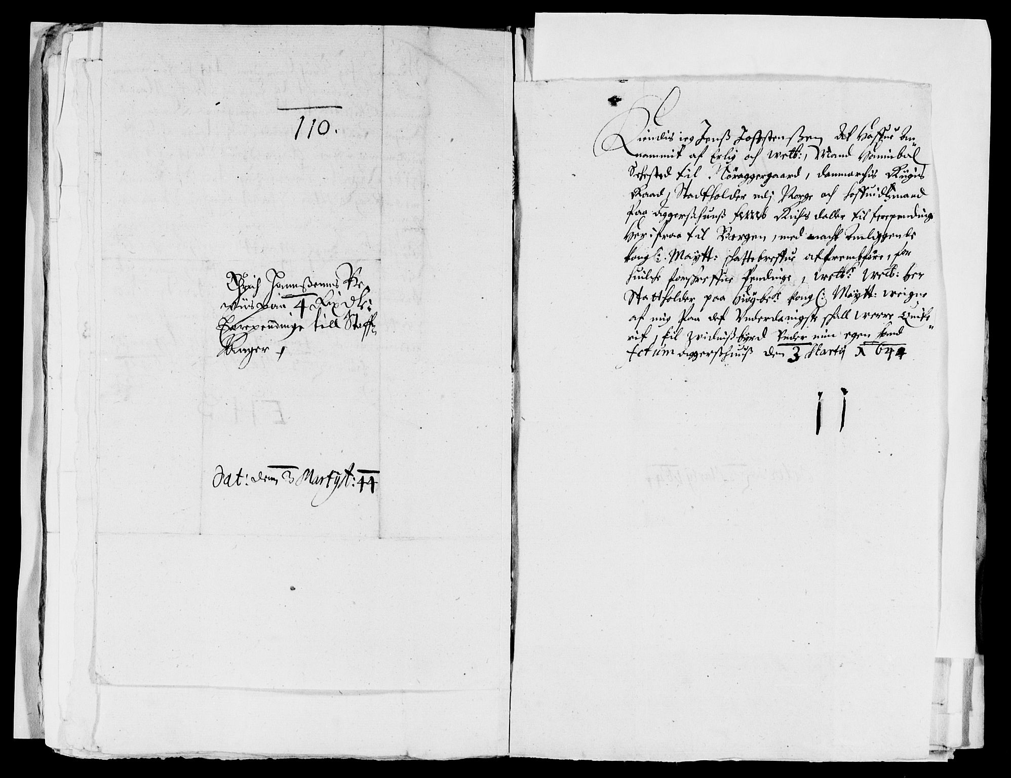 Rentekammeret inntil 1814, Reviderte regnskaper, Lensregnskaper, AV/RA-EA-5023/R/Rb/Rba/L0171: Akershus len, 1643-1644
