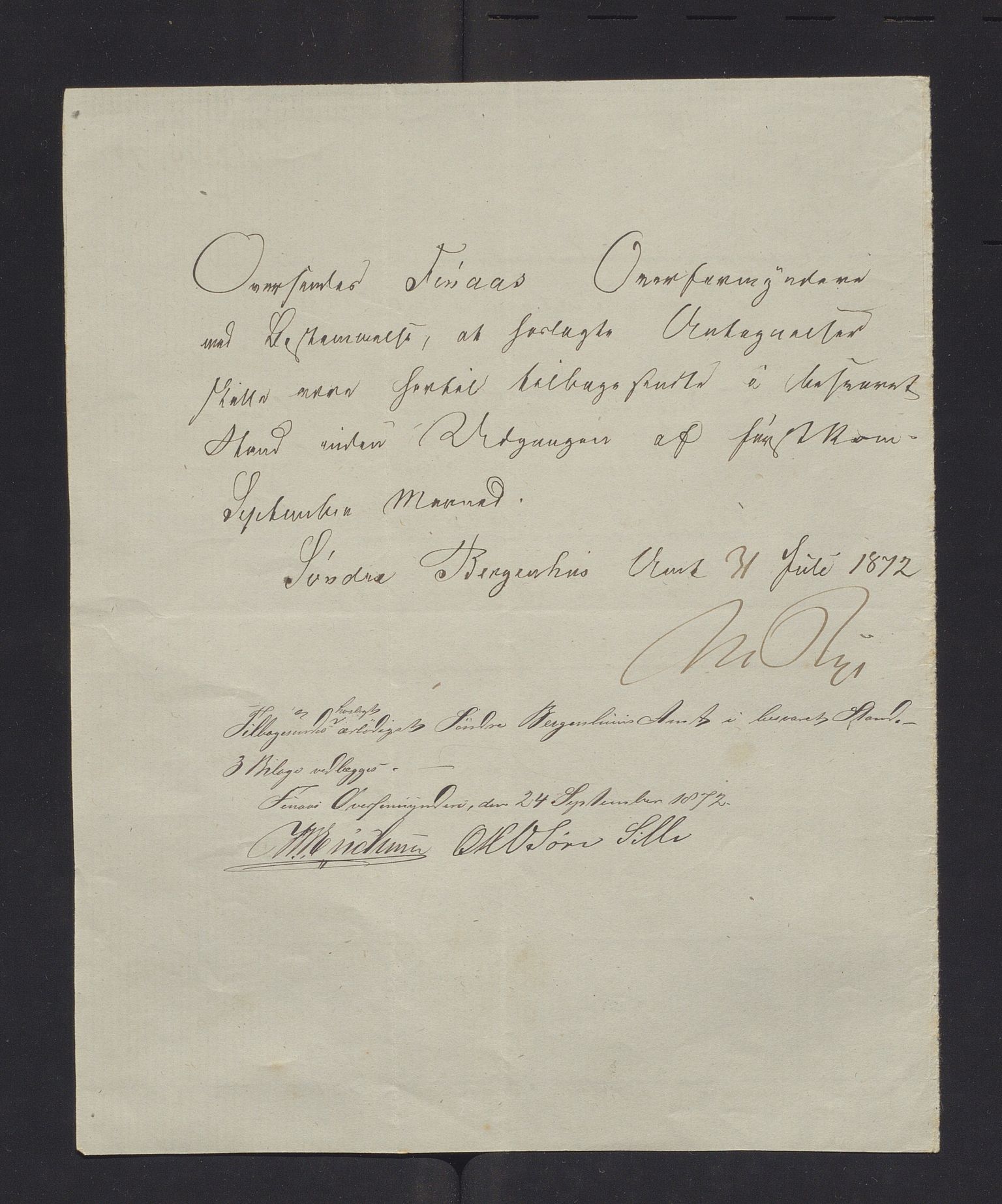 Finnaas kommune. Overformynderiet, IKAH/1218a-812/R/Ra/Raa/L0002/0004: Årlege rekneskap m/vedlegg / Årlege rekneskap m/vedlegg, 1871