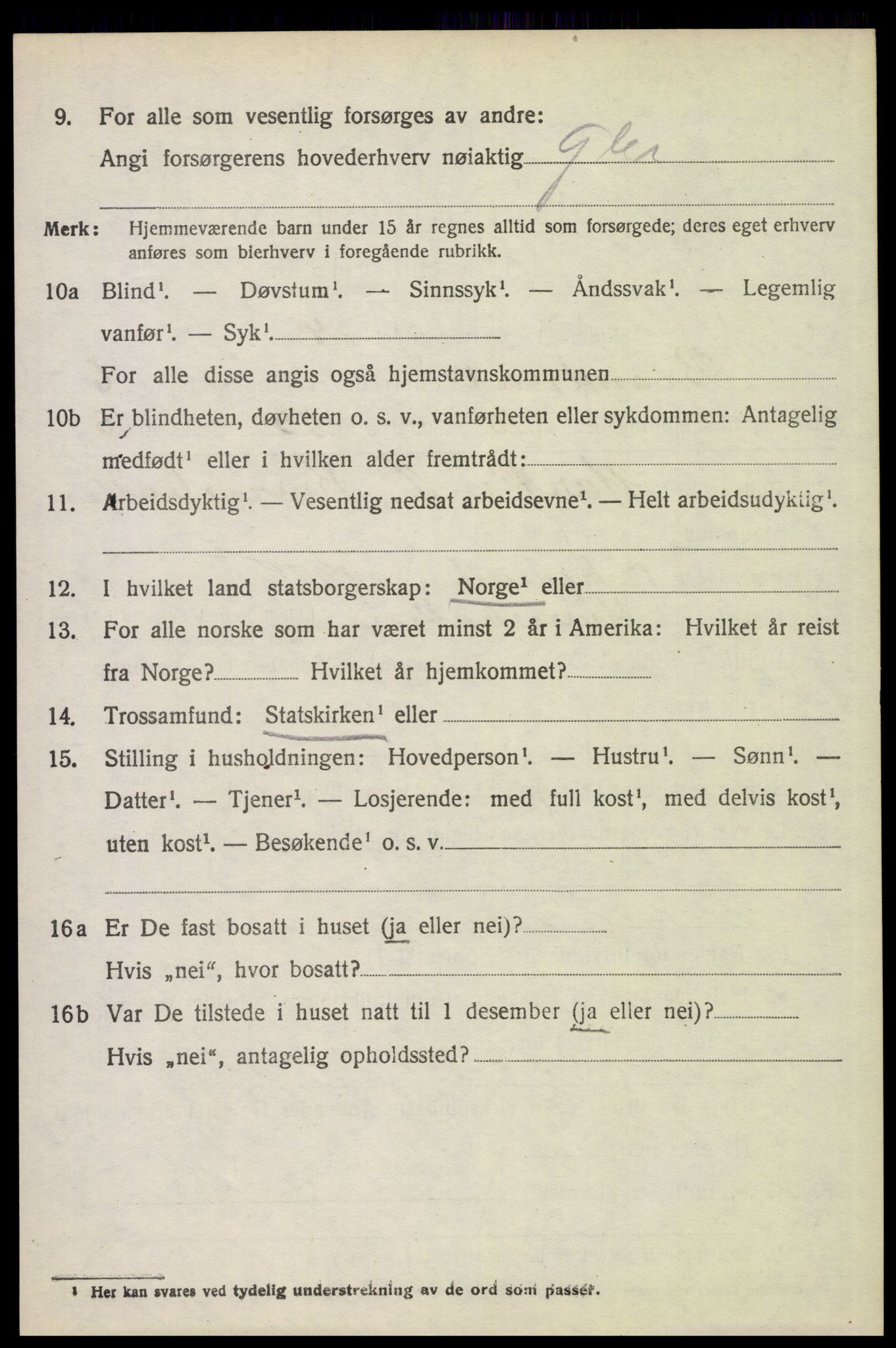 SAH, 1920 census for Brandval, 1920, p. 5431