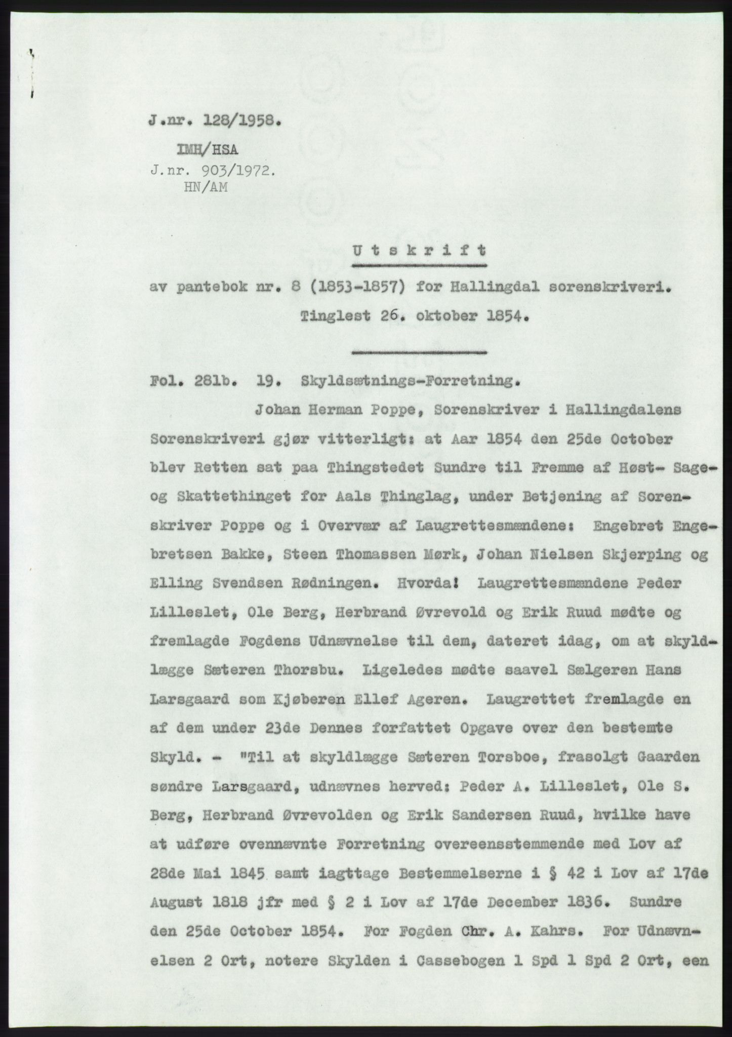 Statsarkivet i Kongsberg, SAKO/A-0001, 1957-1958, p. 369