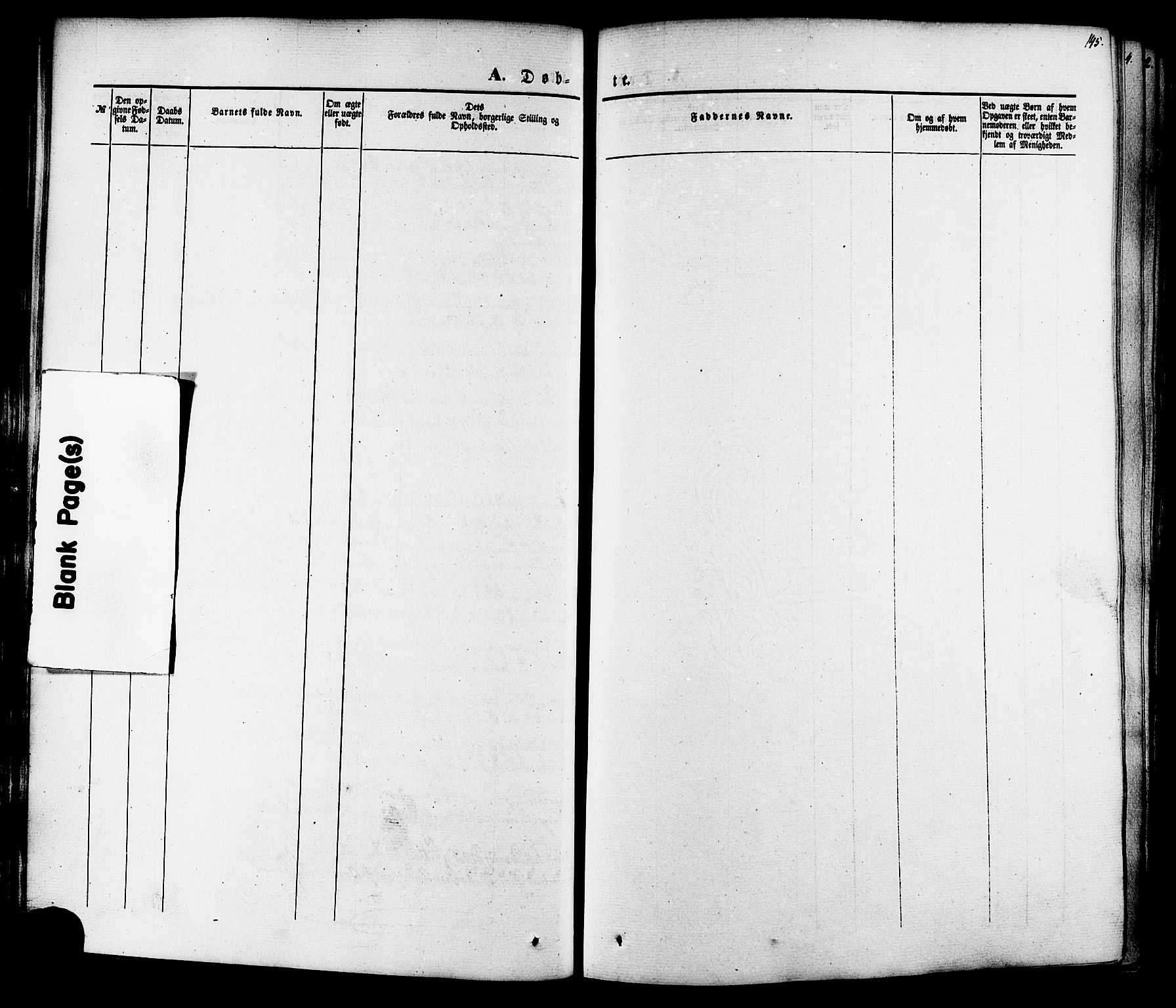Ministerialprotokoller, klokkerbøker og fødselsregistre - Møre og Romsdal, AV/SAT-A-1454/547/L0603: Parish register (official) no. 547A05, 1846-1877, p. 145