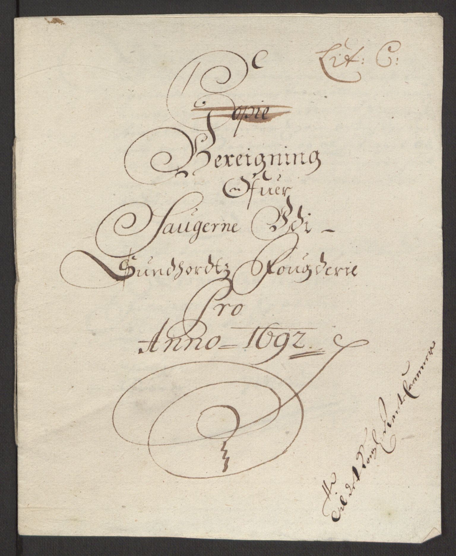 Rentekammeret inntil 1814, Reviderte regnskaper, Fogderegnskap, RA/EA-4092/R48/L2973: Fogderegnskap Sunnhordland og Hardanger, 1691-1692, p. 391
