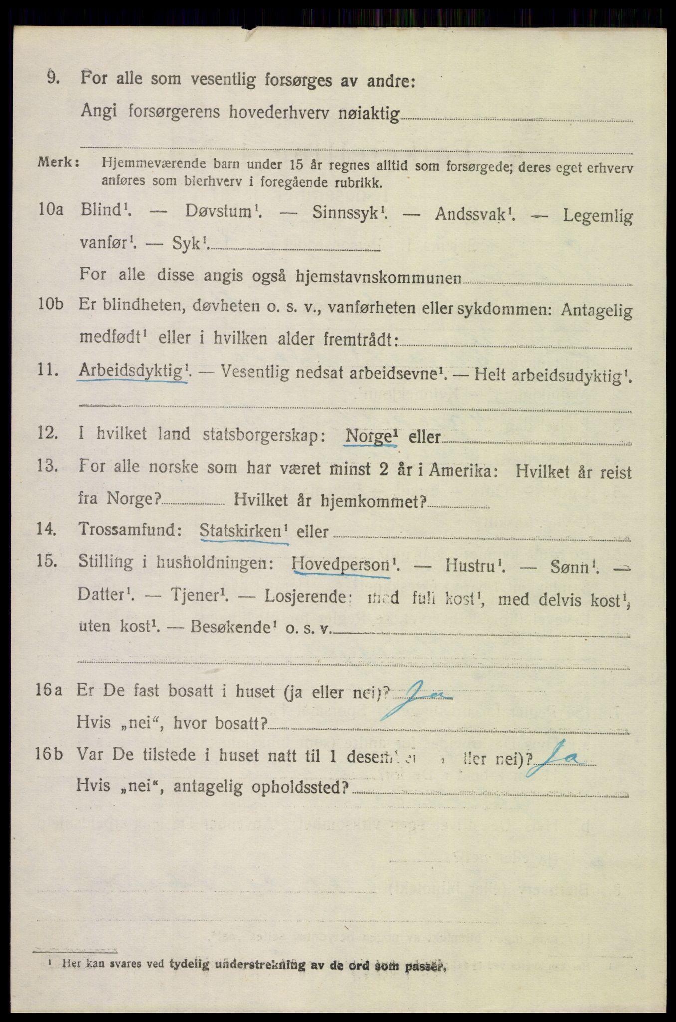 SAH, 1920 census for Elverum, 1920, p. 22089