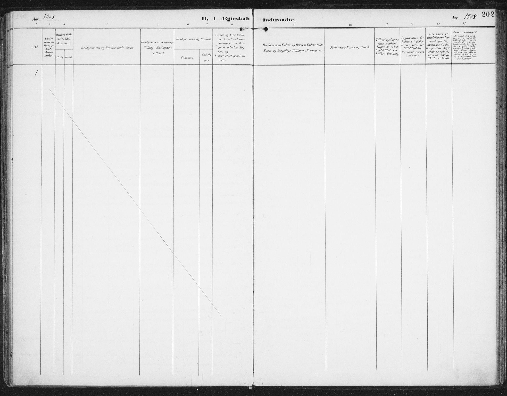 Ministerialprotokoller, klokkerbøker og fødselsregistre - Nordland, AV/SAT-A-1459/872/L1036: Parish register (official) no. 872A11, 1897-1913, p. 202