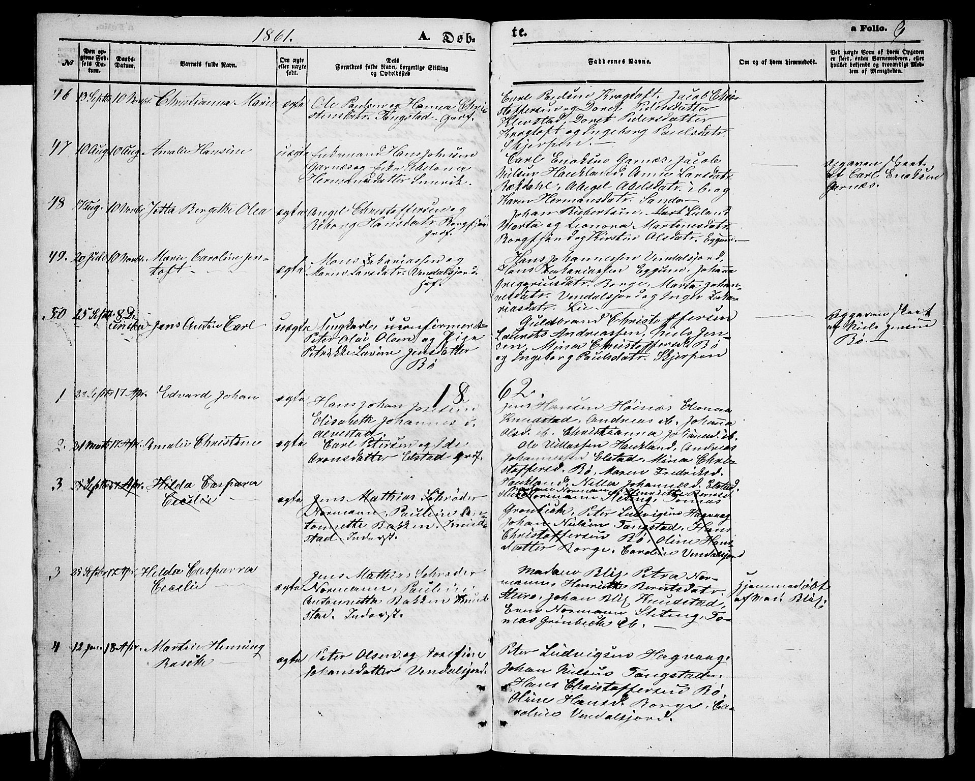 Ministerialprotokoller, klokkerbøker og fødselsregistre - Nordland, SAT/A-1459/880/L1140: Parish register (copy) no. 880C02, 1861-1875, p. 6