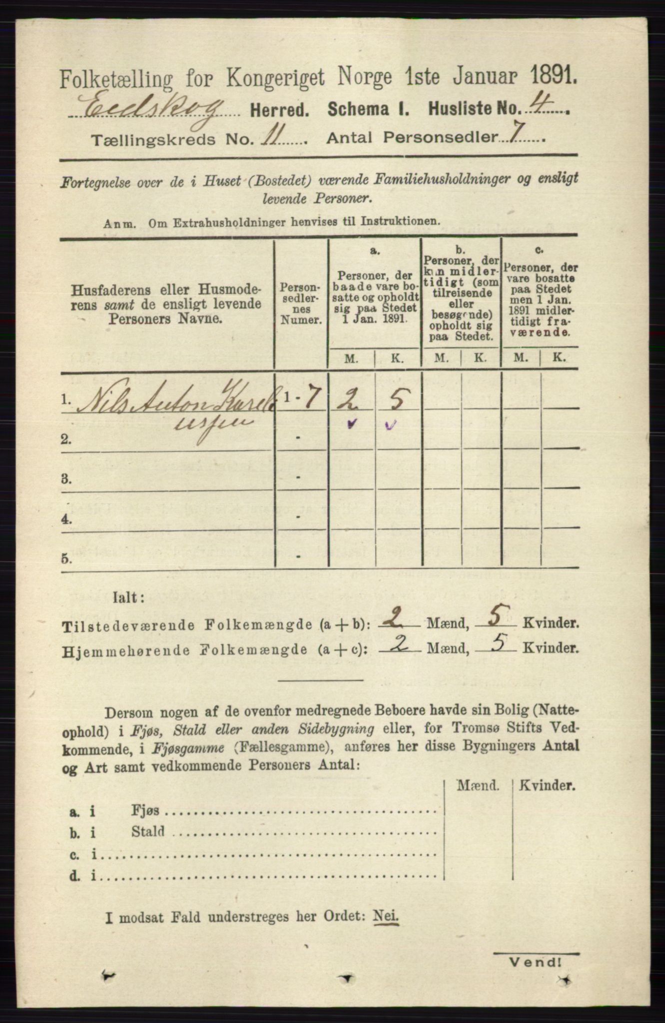 RA, 1891 census for 0420 Eidskog, 1891, p. 6710