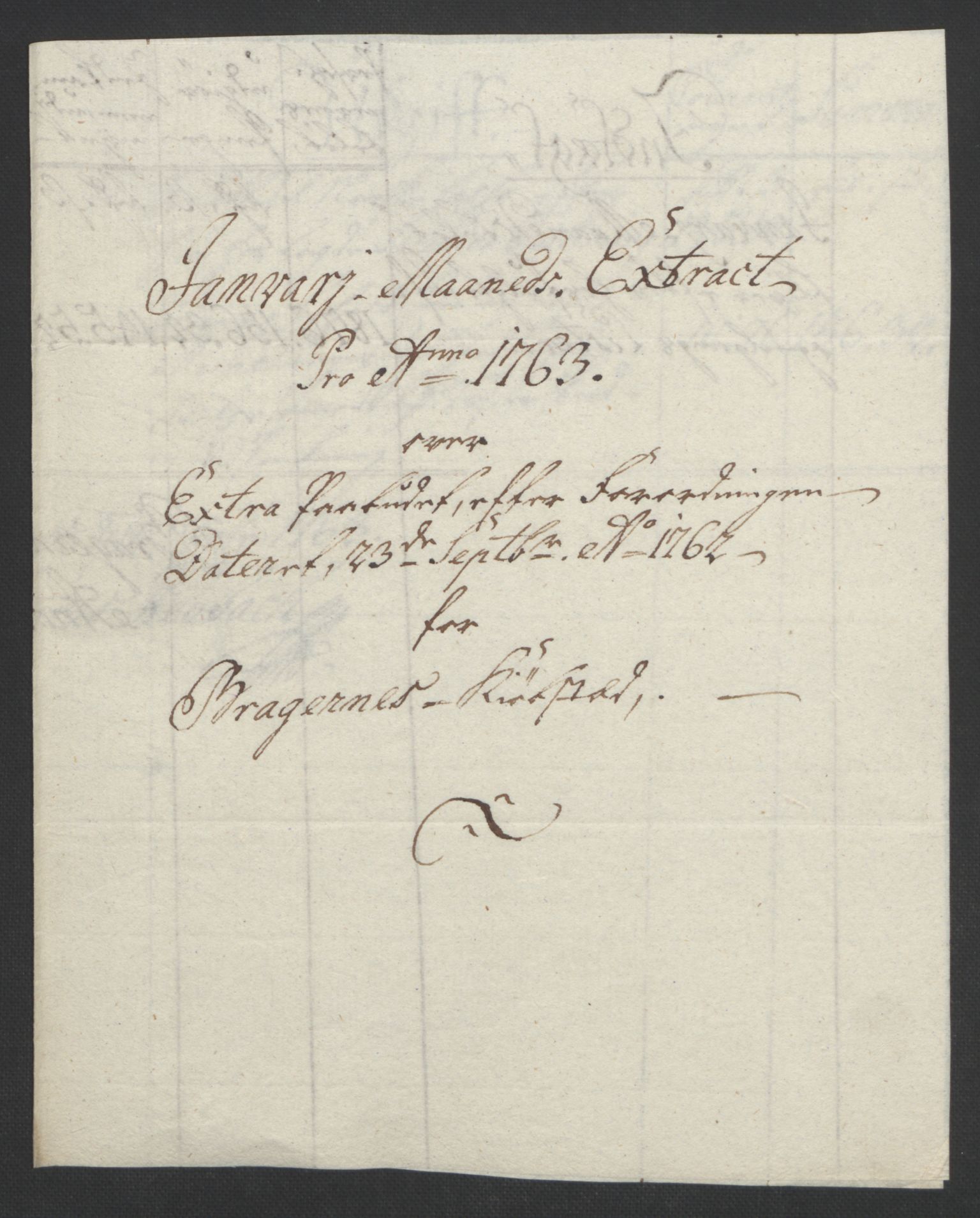 Rentekammeret inntil 1814, Reviderte regnskaper, Byregnskaper, AV/RA-EA-4066/R/Rf/L0119/0001: [F2] Kontribusjonsregnskap / Ekstraskatt, 1762-1767, p. 64