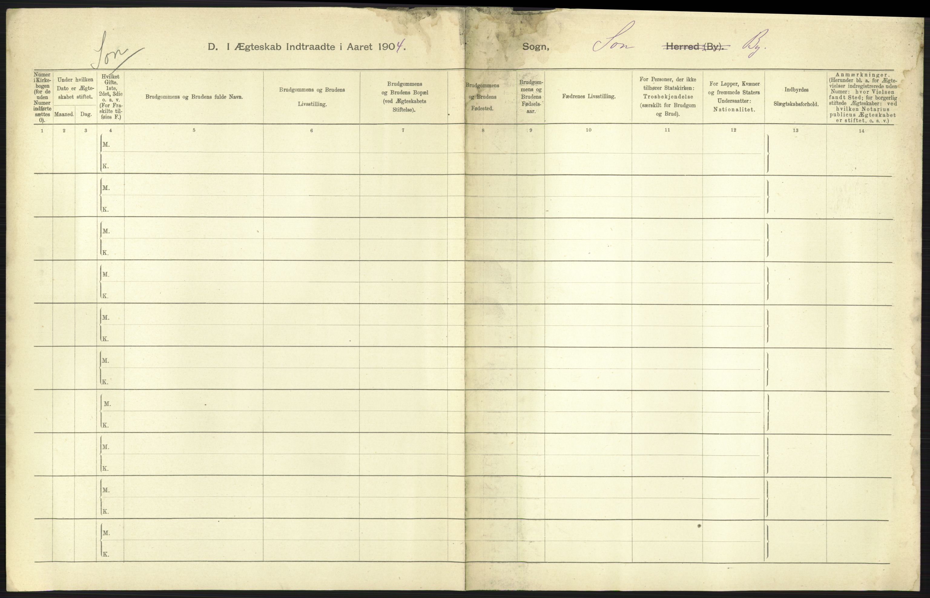 Statistisk sentralbyrå, Sosiodemografiske emner, Befolkning, AV/RA-S-2228/D/Df/Dfa/Dfab/L0002: Akershus amt: Fødte, gifte, døde, 1904, p. 557