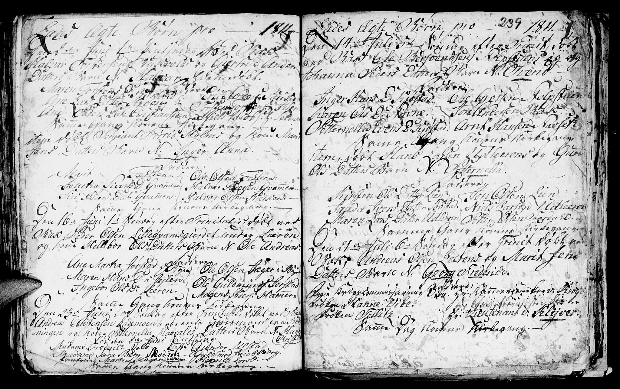 Ministerialprotokoller, klokkerbøker og fødselsregistre - Sør-Trøndelag, AV/SAT-A-1456/606/L0305: Parish register (copy) no. 606C01, 1757-1819, p. 239