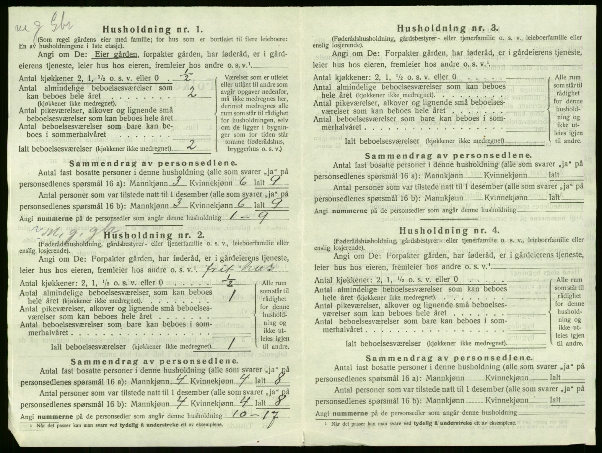 SAKO, 1920 census for Lier, 1920, p. 3219