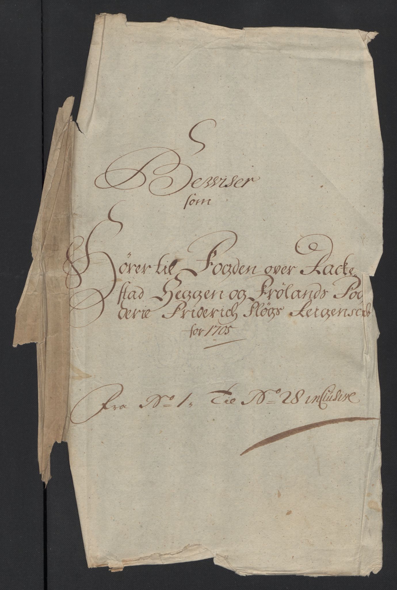 Rentekammeret inntil 1814, Reviderte regnskaper, Fogderegnskap, AV/RA-EA-4092/R07/L0297: Fogderegnskap Rakkestad, Heggen og Frøland, 1705, p. 18