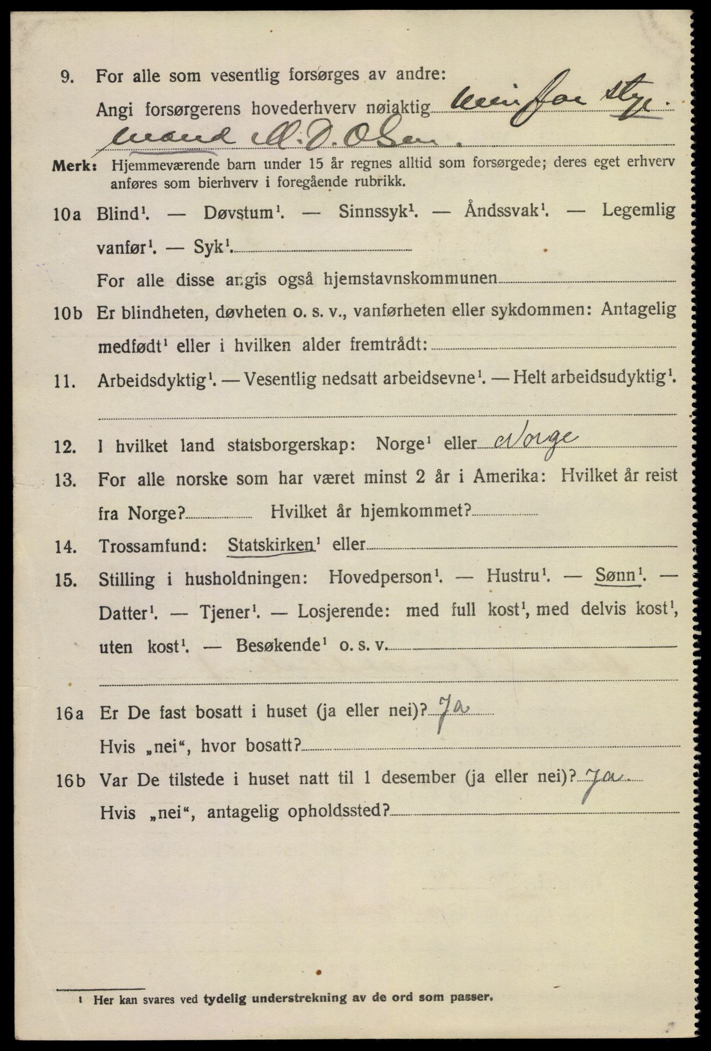 SAKO, 1920 census for Sandefjord, 1920, p. 15707